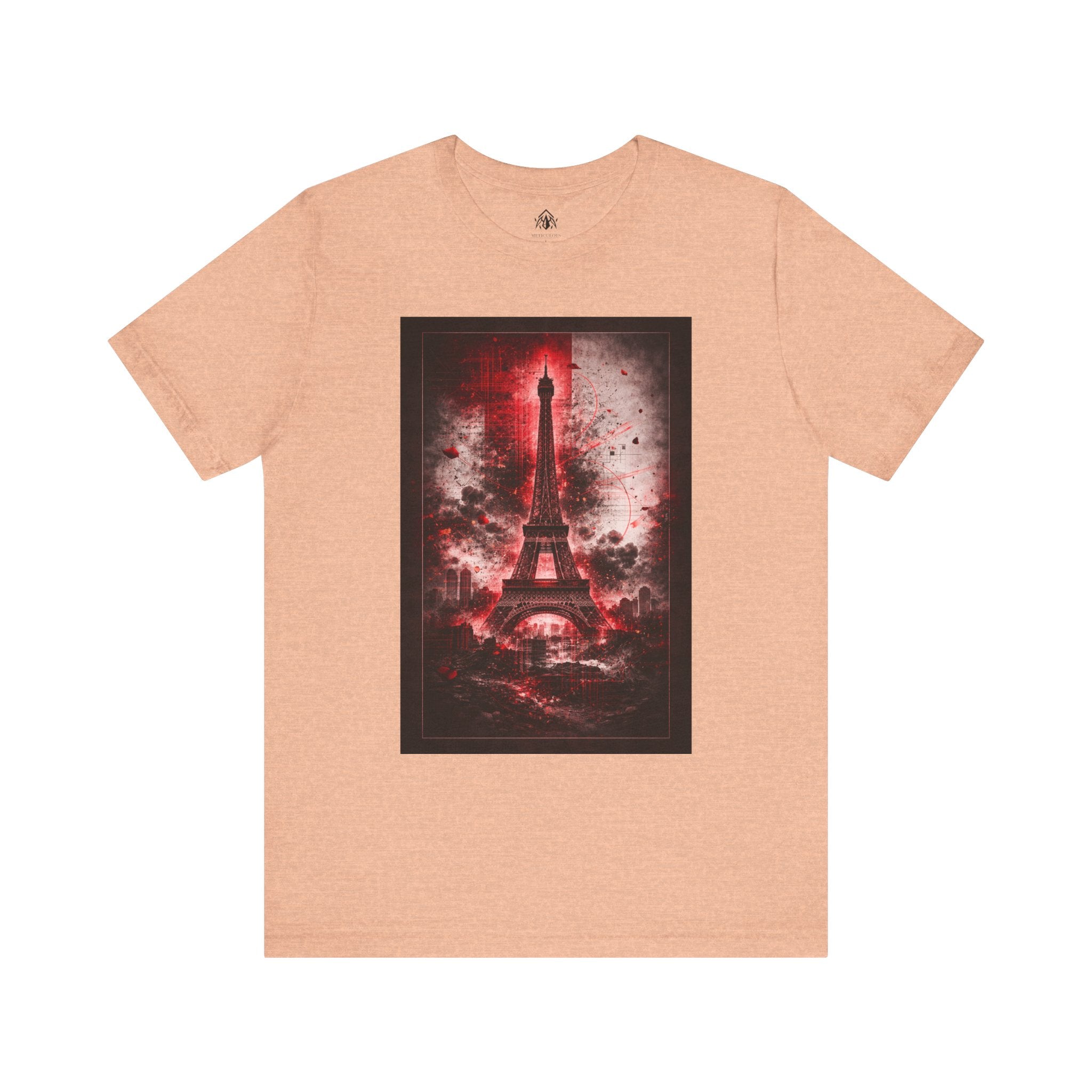 Eiffel Tower Red Noir Tee