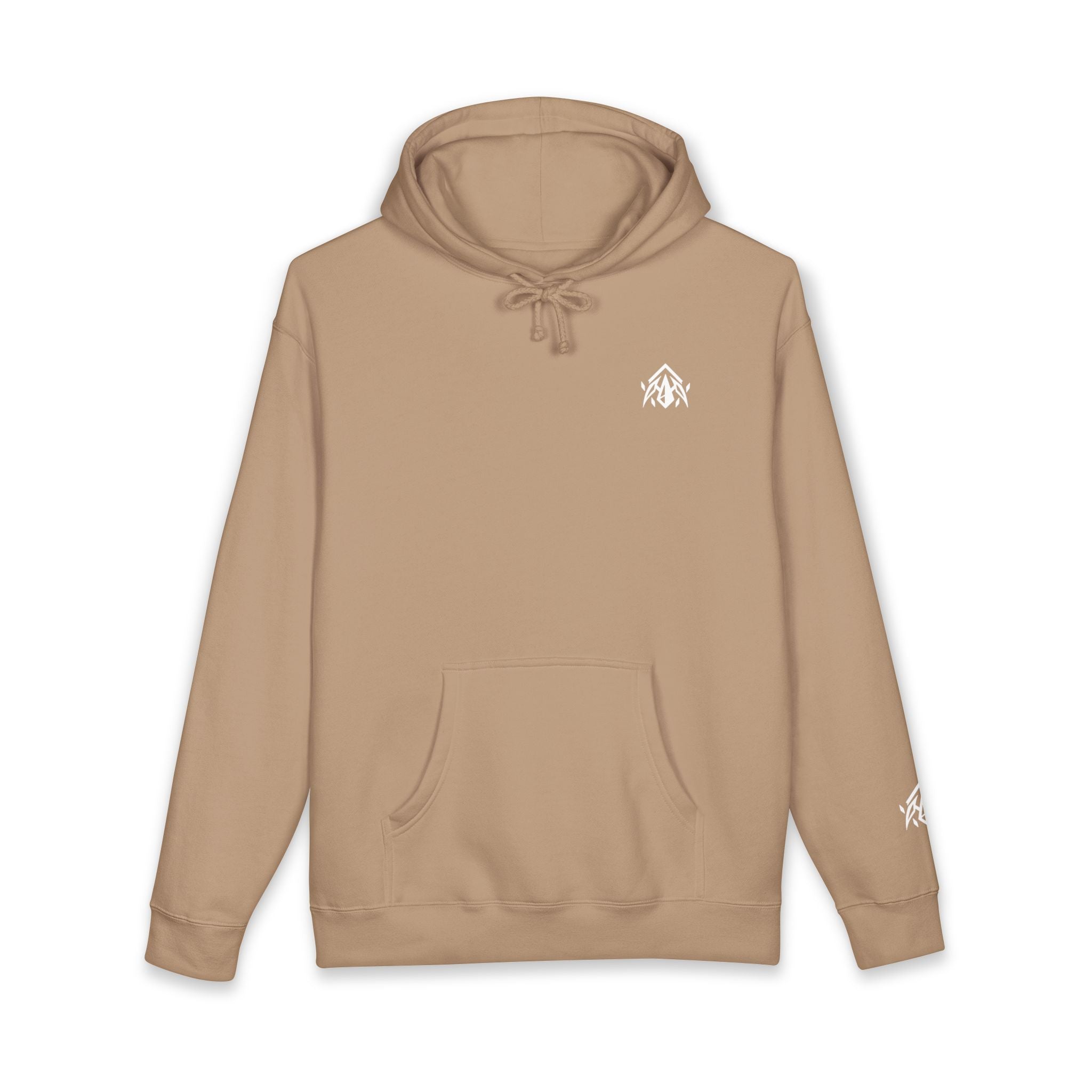 Minimal Logo Hoodie White
