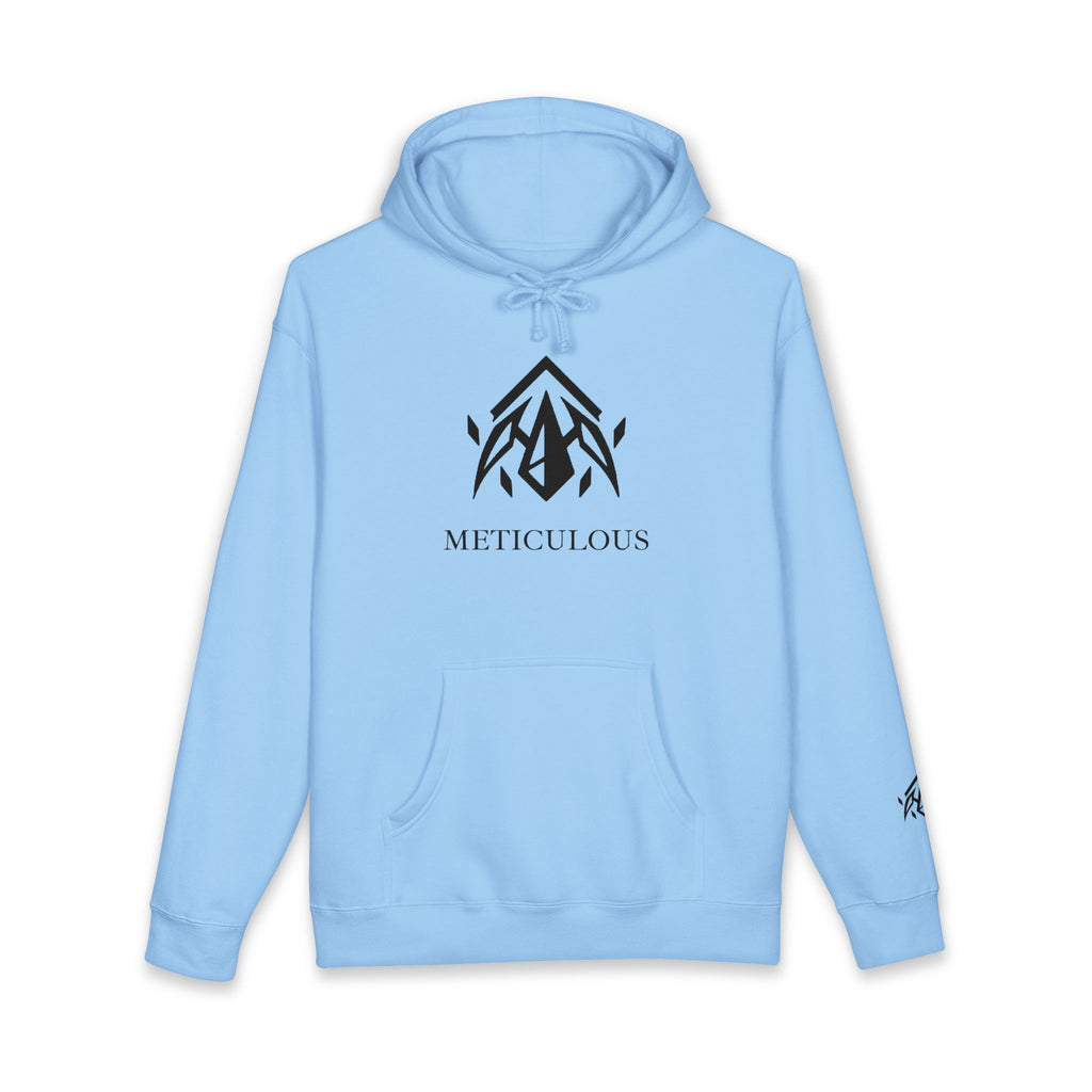 Meticulous Premium Black Logo Hoodie