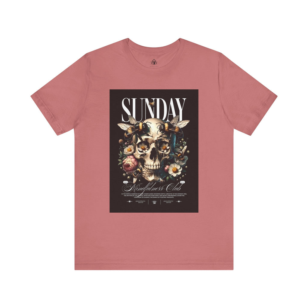 Sunday Skull Floral Tee