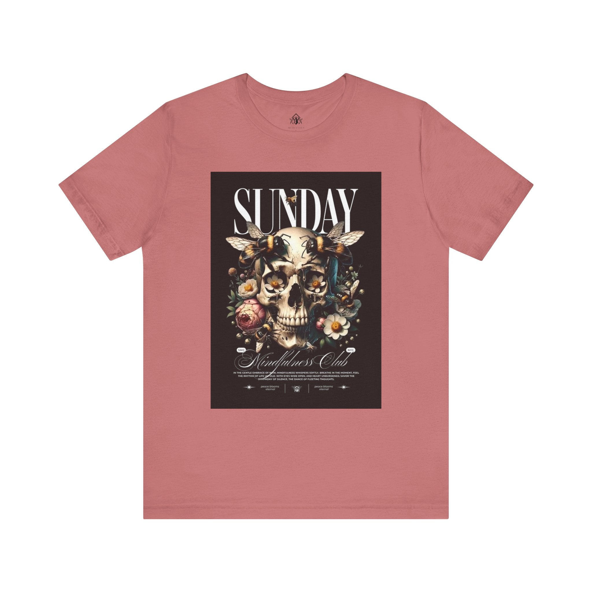 Sunday Skull Floral Tee
