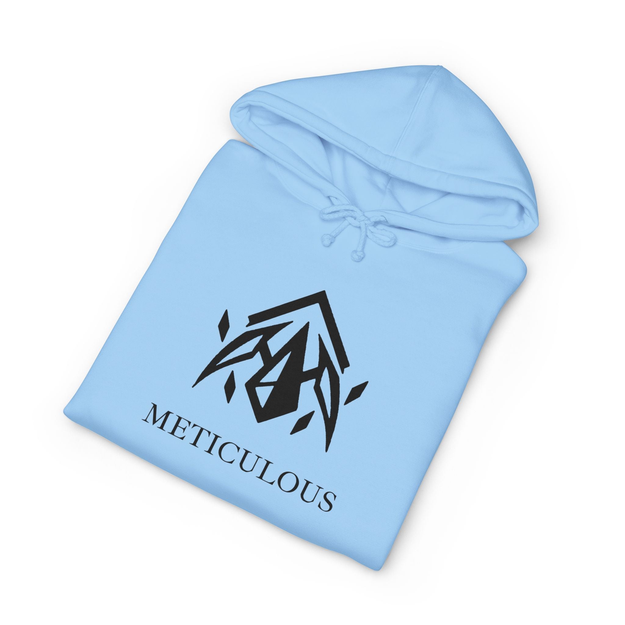 Meticulous Premium Black Logo Hoodie
