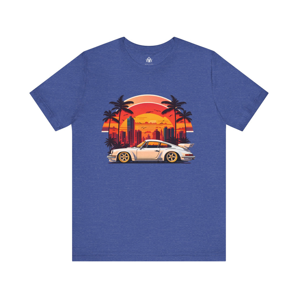 Retro Sunset Sports Car Tee (Boys Version Available)