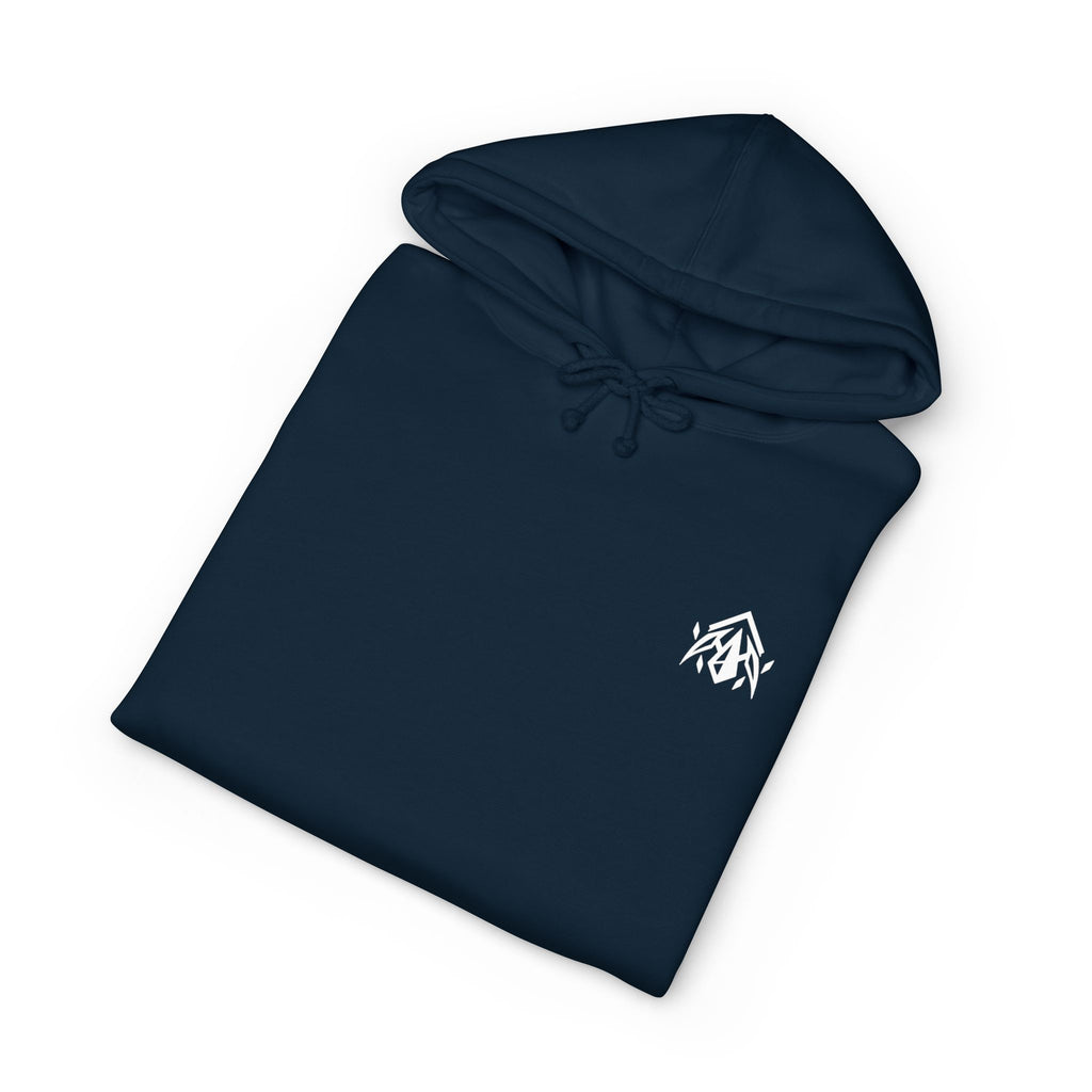 Minimal Logo Hoodie White