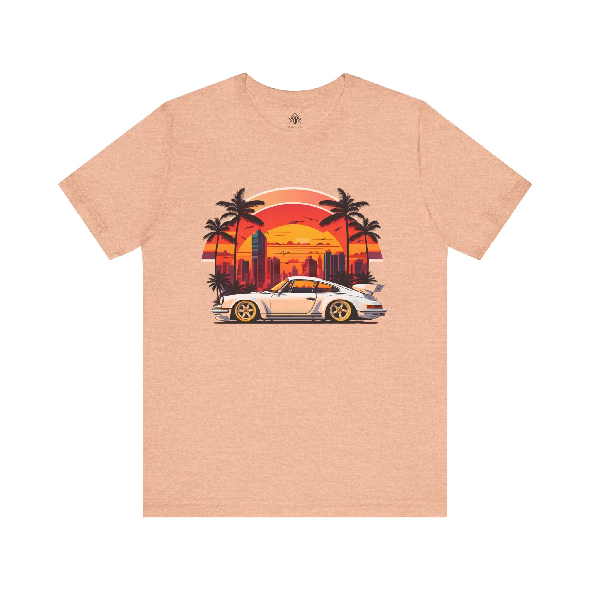 Retro Sunset Sports Car Tee (Boys Version Available)