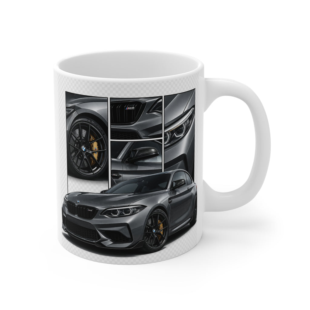 Custom License Plate Mug – 'MM 7 GP' Car Enthusiast 11oz Ceramic Coffee Cup