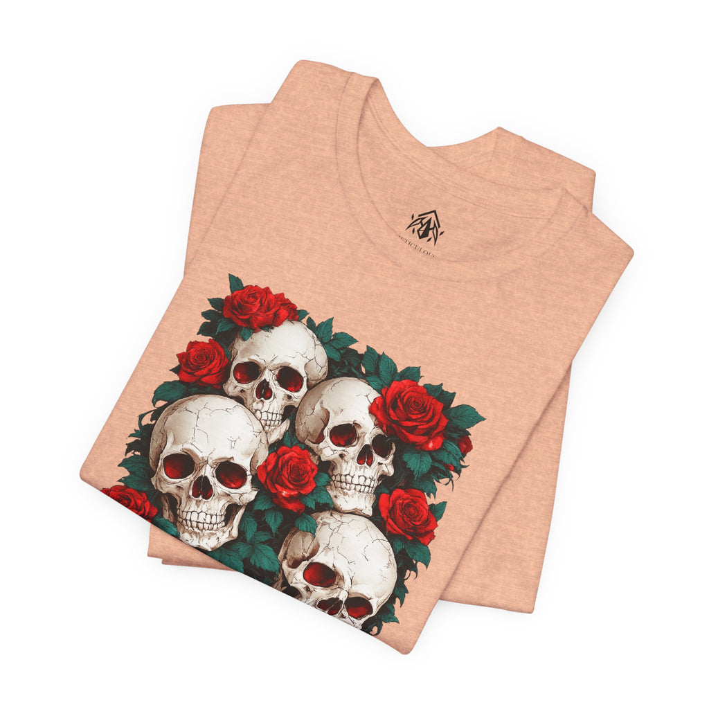 Skull & Roses Retro Tee