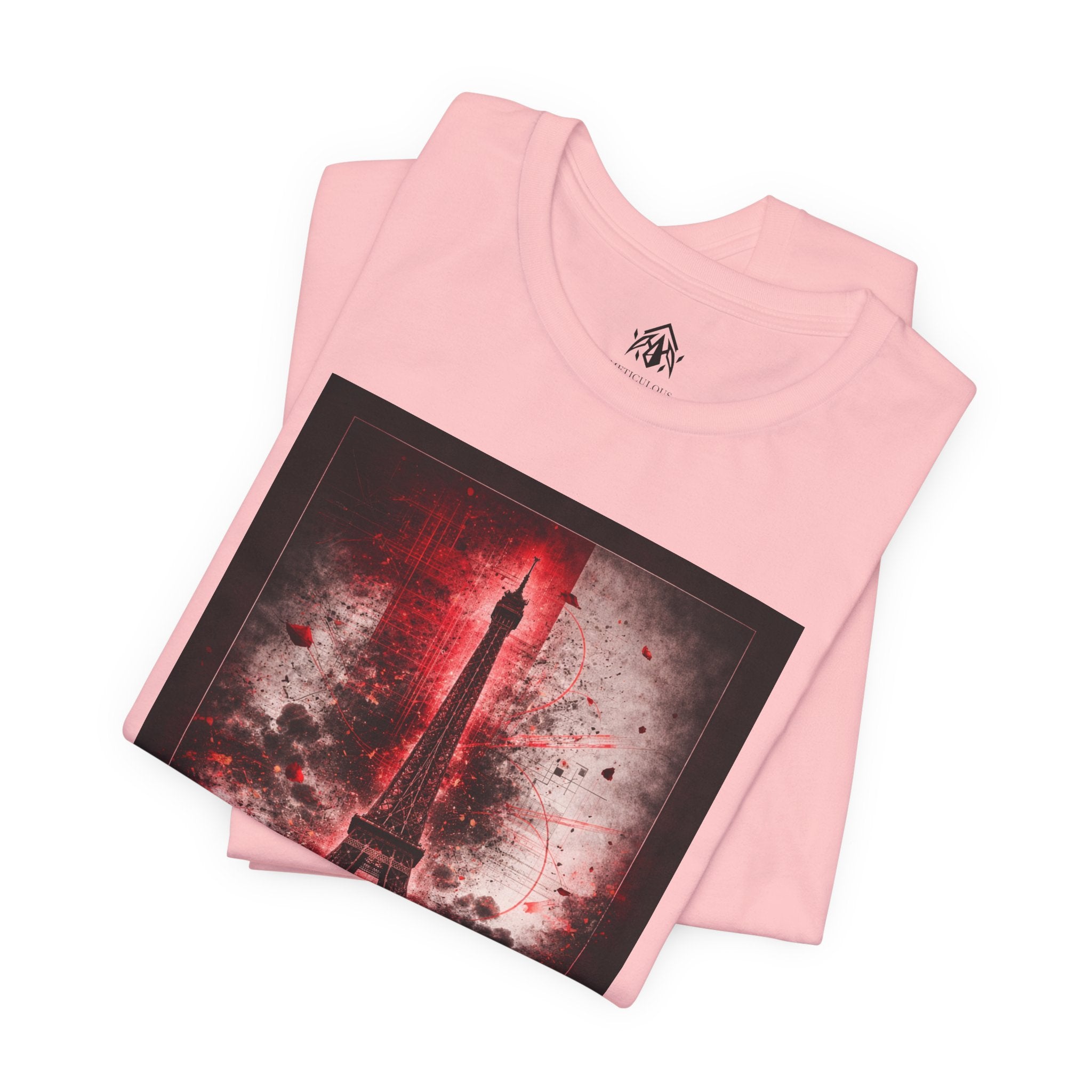 Eiffel Tower Red Noir Tee