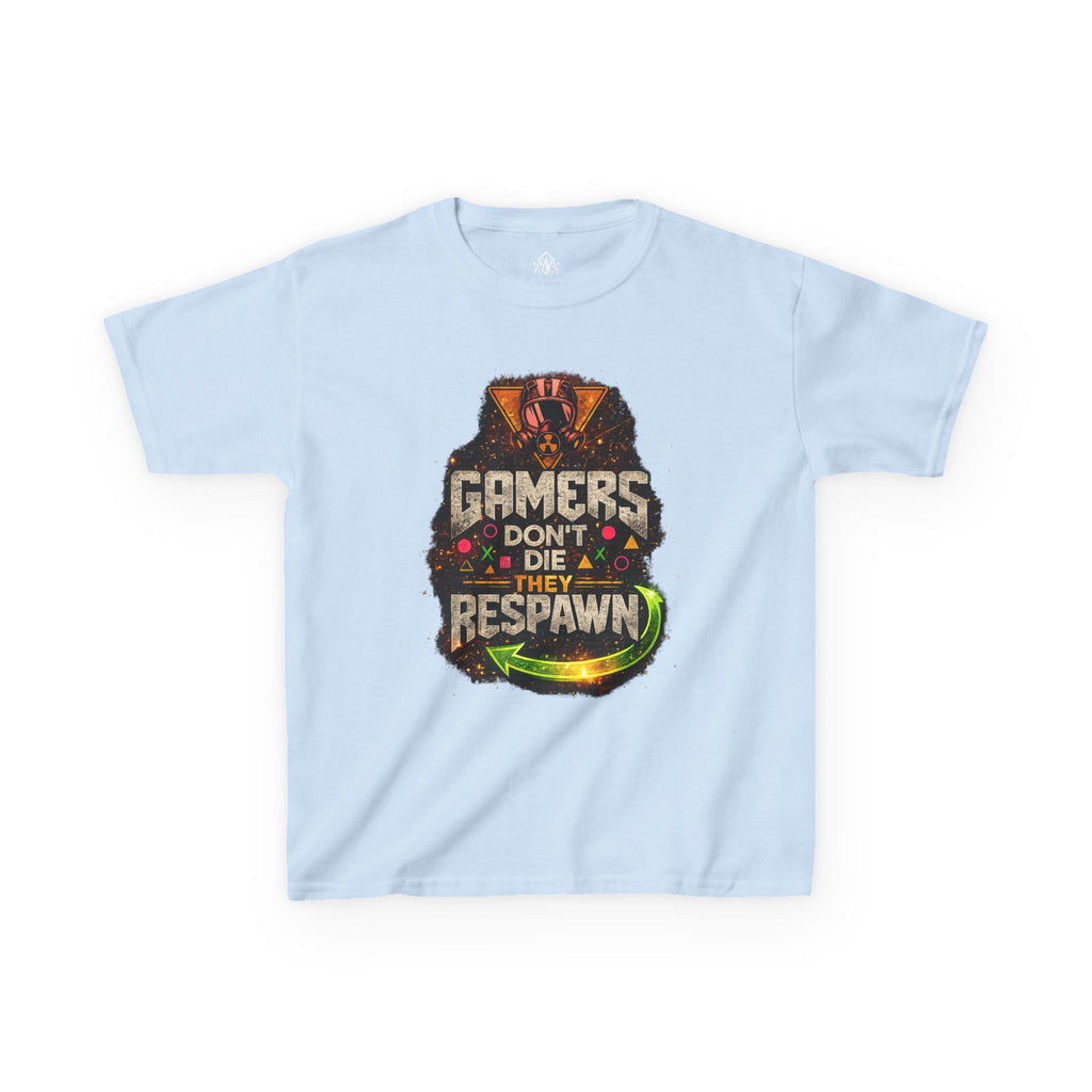 Gamers Don't Die They Respawn Boys Tee