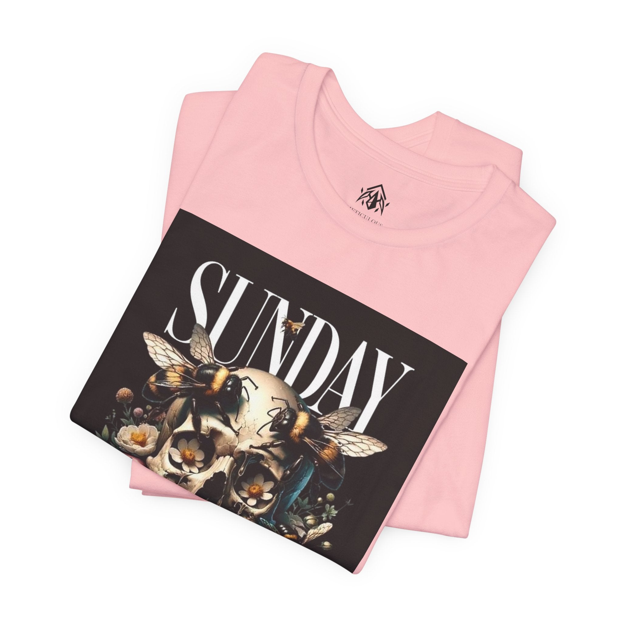 Sunday Skull Floral Tee