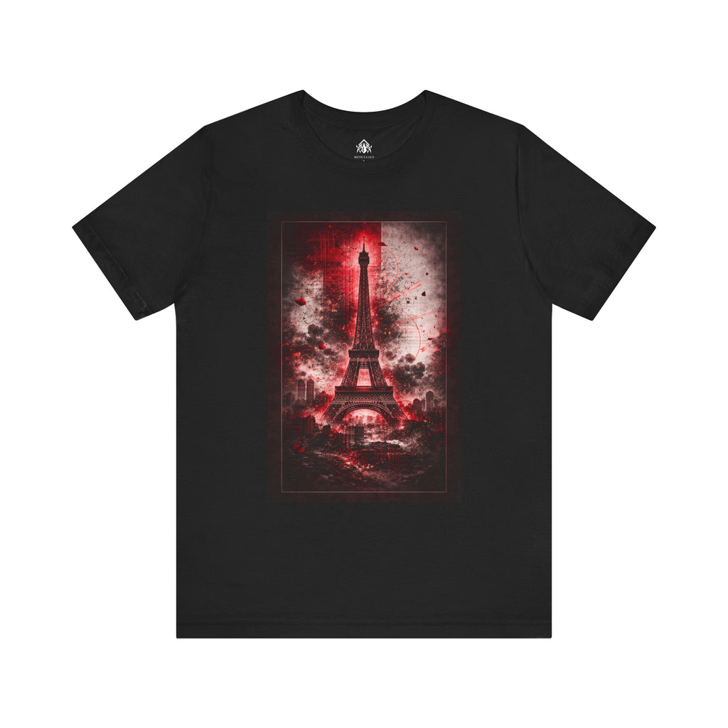 Eiffel Tower Red Noir Tee