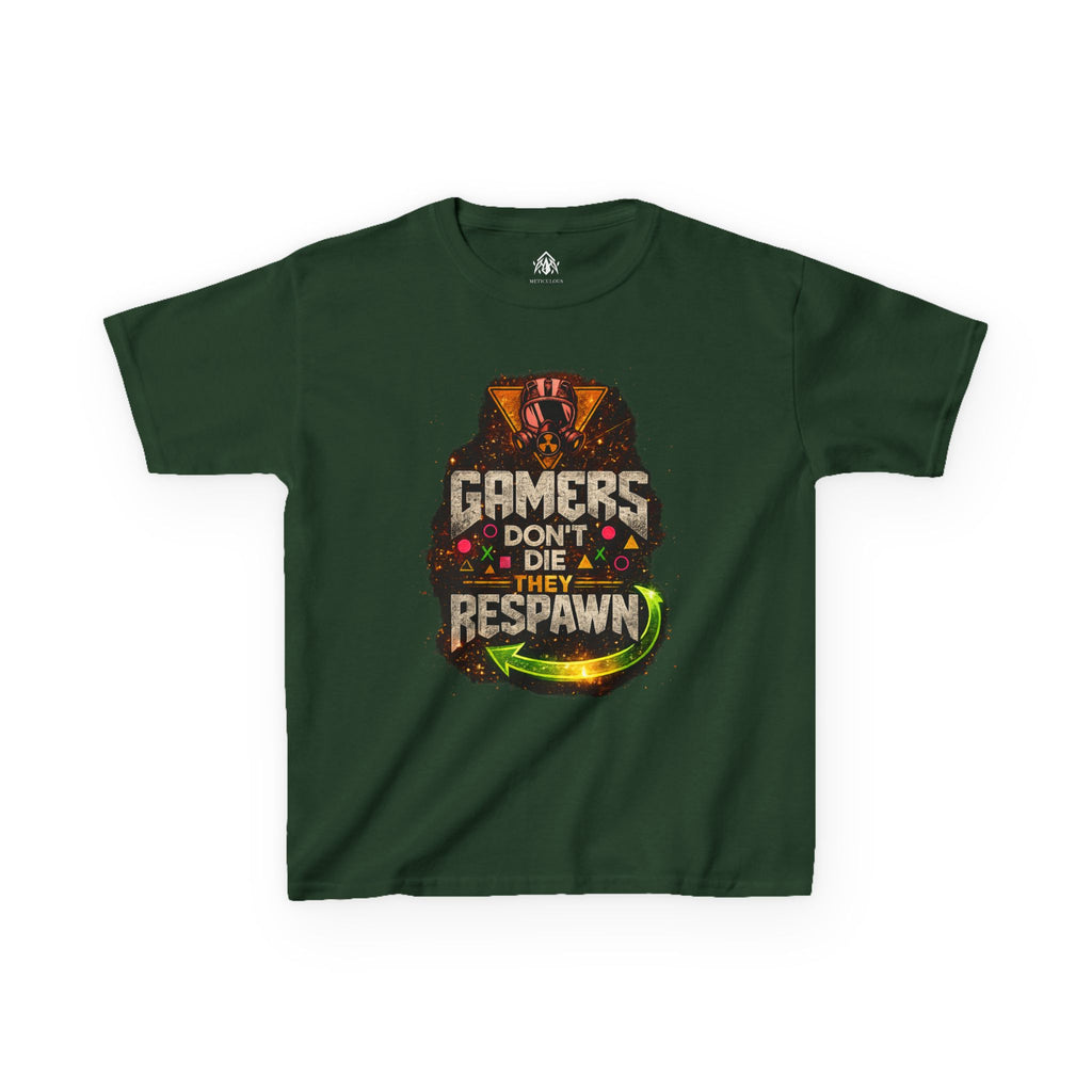 Gamers Don't Die They Respawn Boys Tee