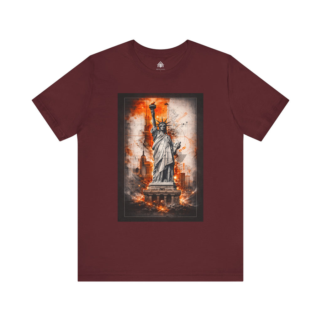 Statue of Liberty Cityscape Tee