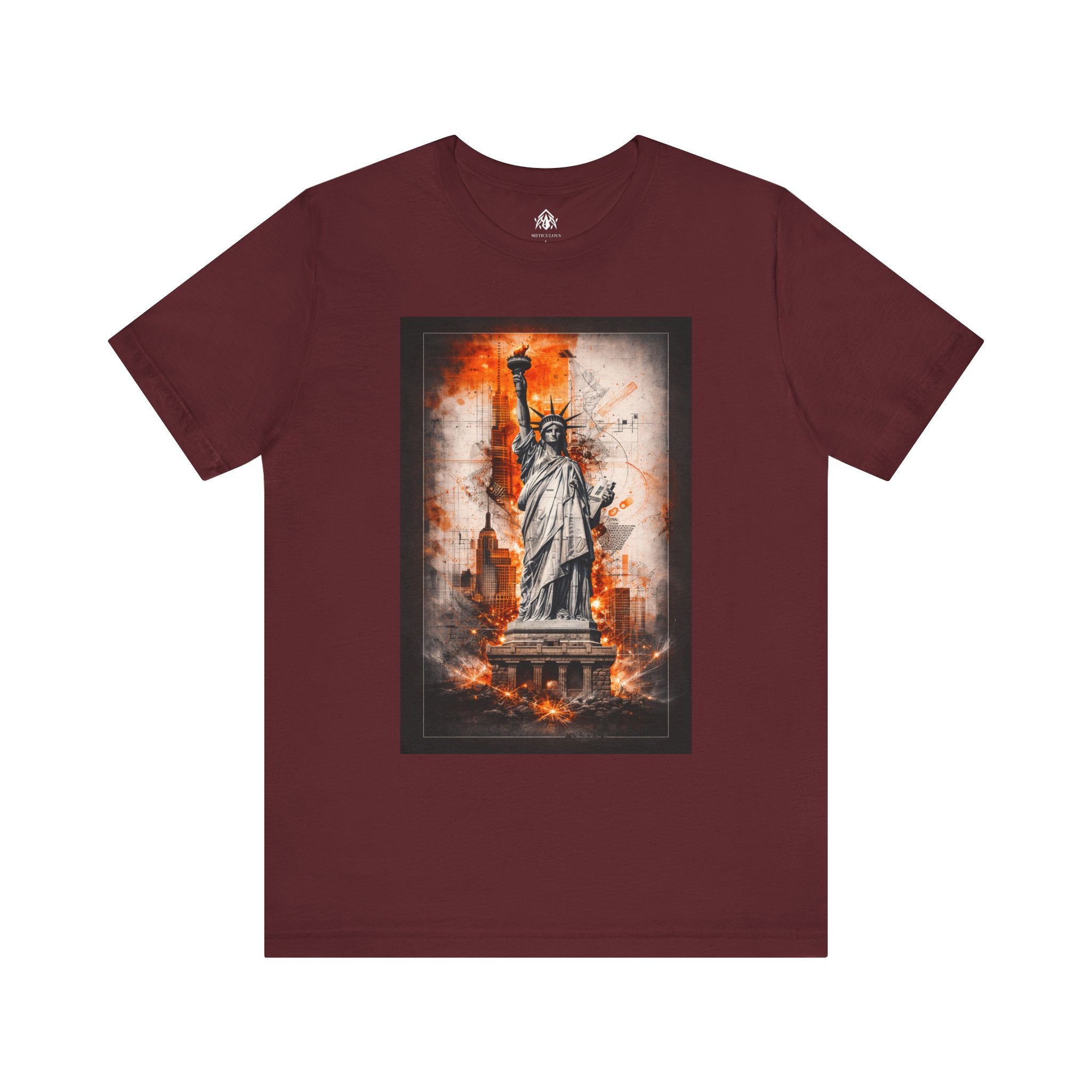 Statue of Liberty Cityscape Tee