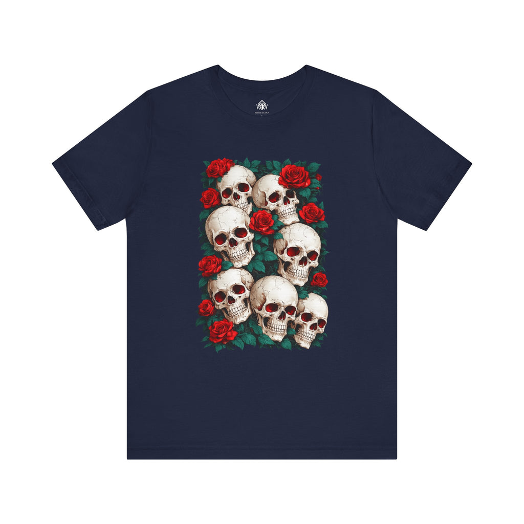 Skull & Roses Retro Tee
