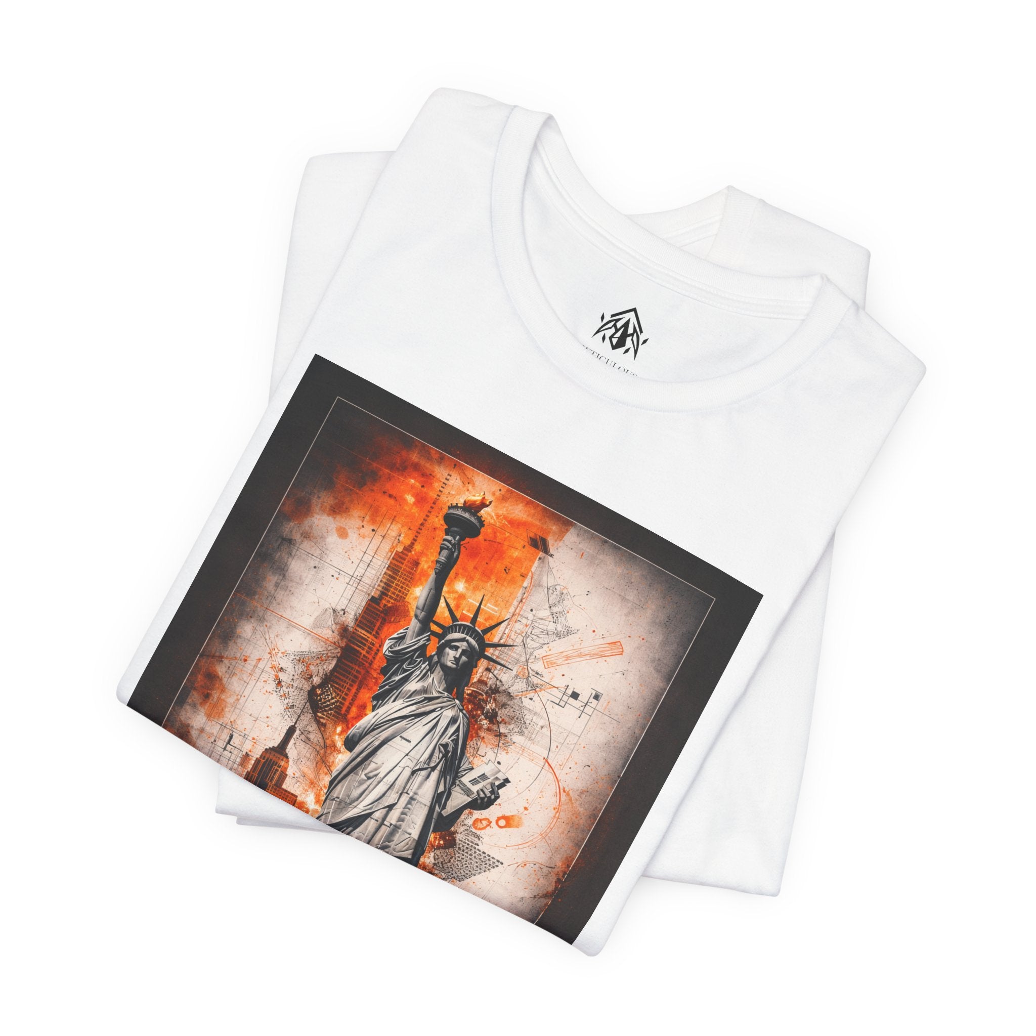 Statue of Liberty Cityscape Tee
