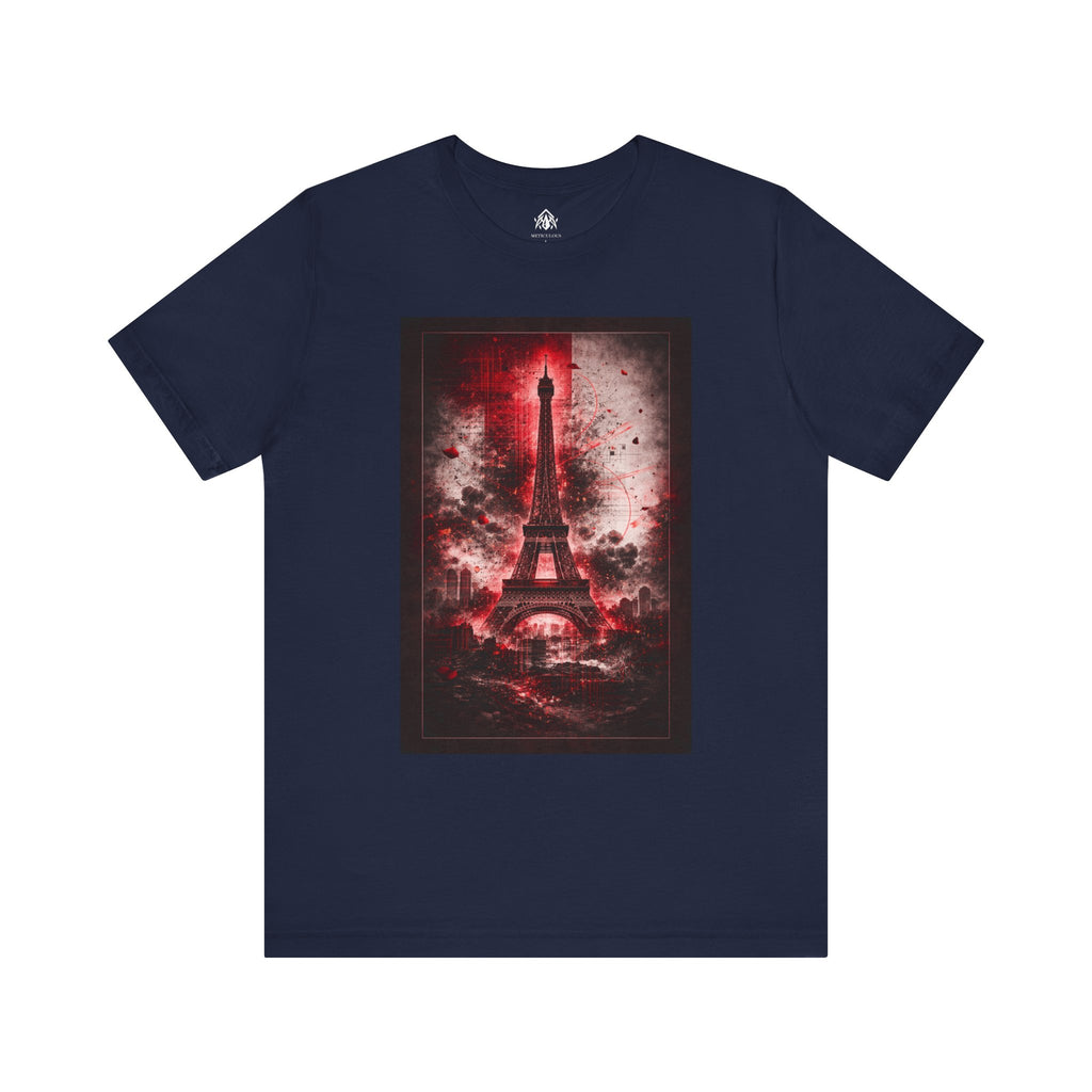 Eiffel Tower Red Noir Tee