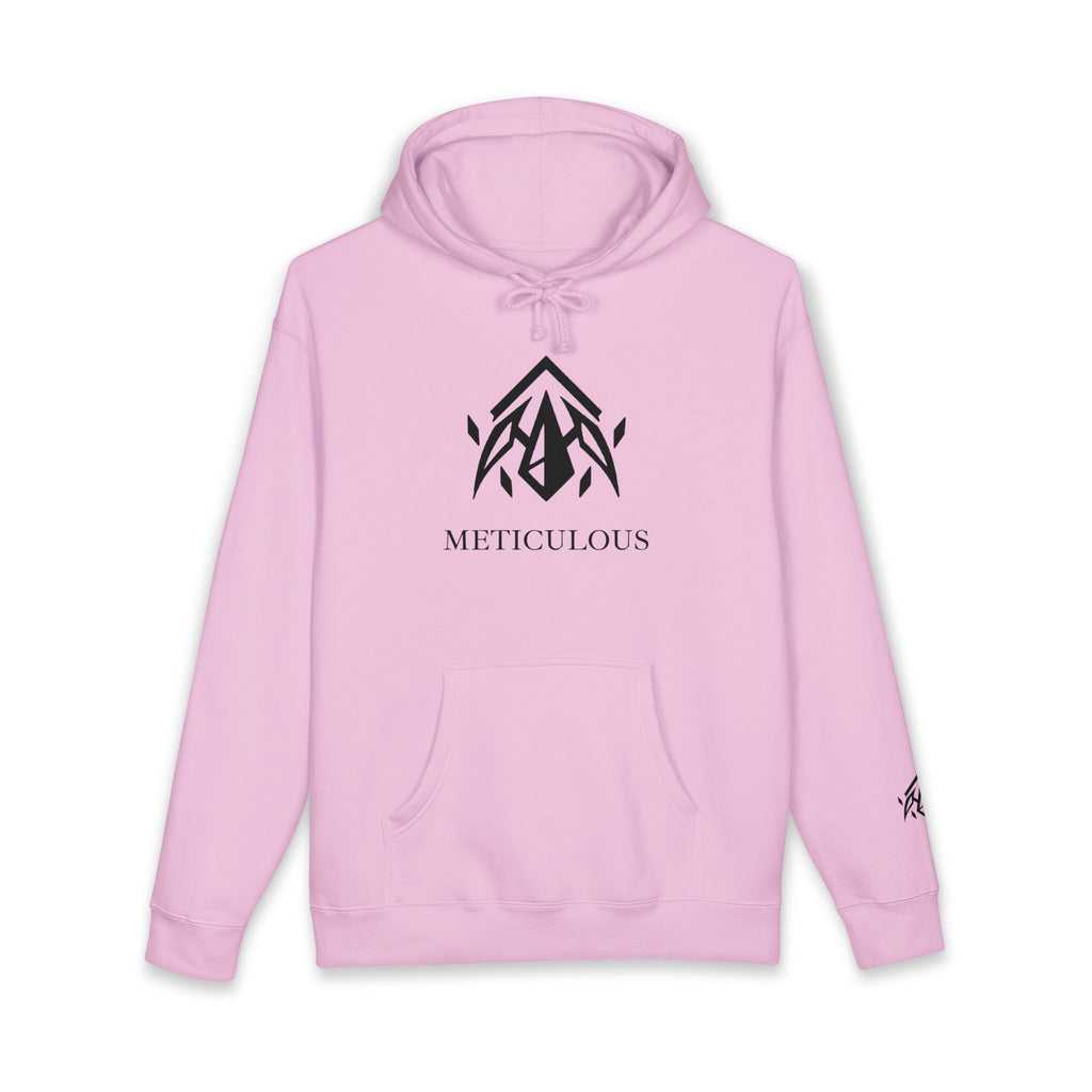 Meticulous Premium Black Logo Hoodie
