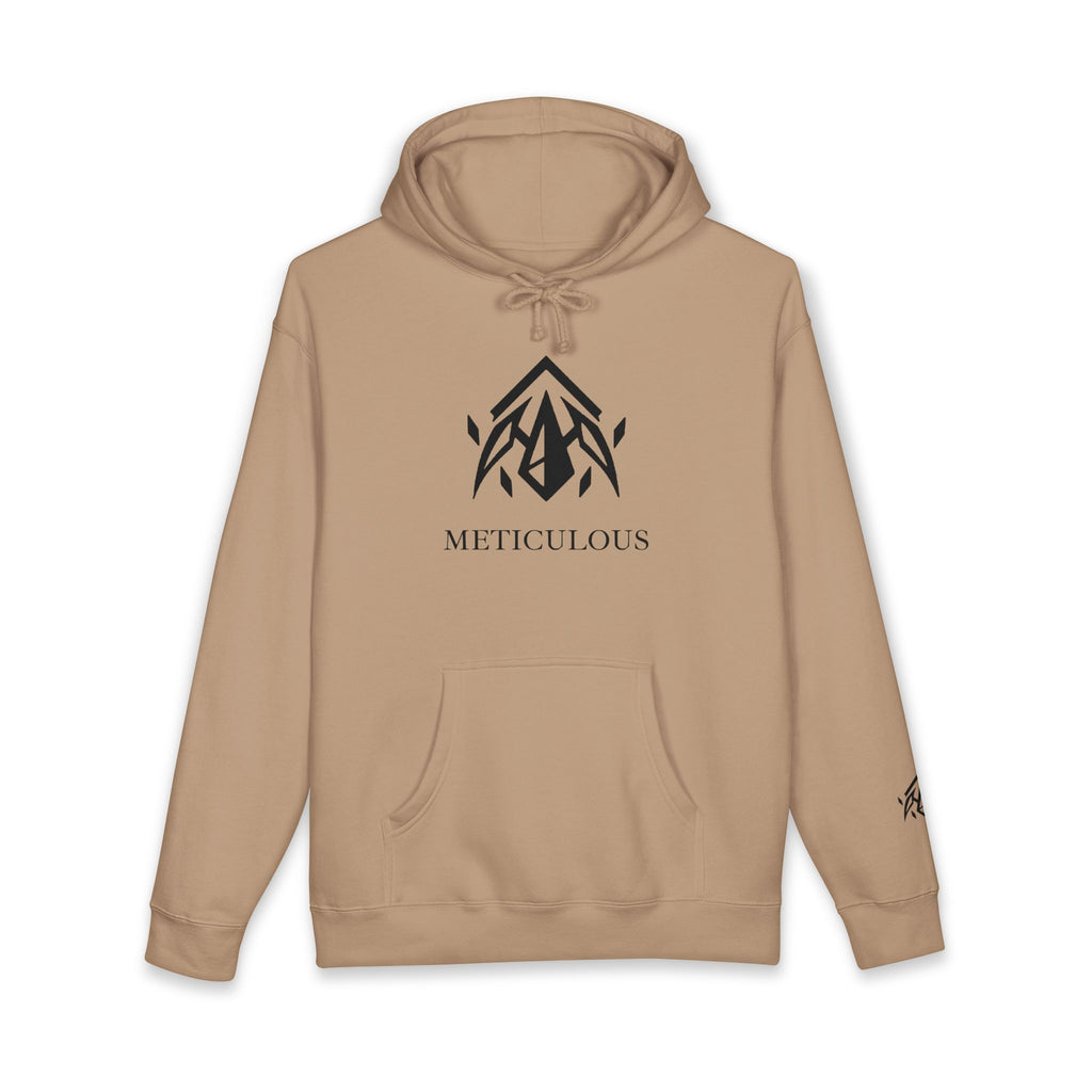 Meticulous Premium Black Logo Hoodie