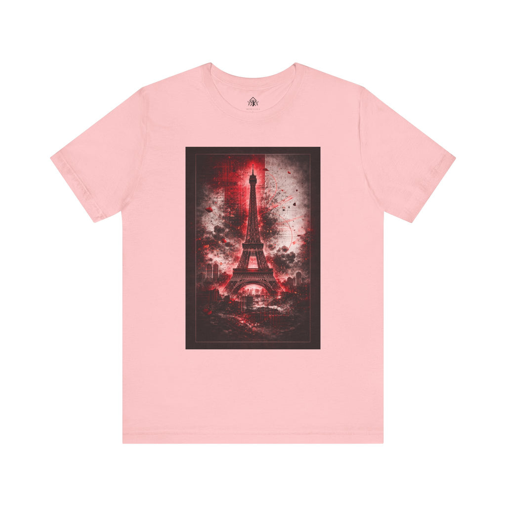 Eiffel Tower Red Noir Tee