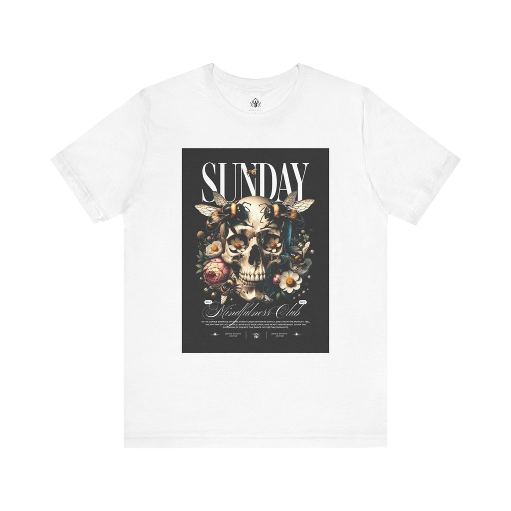 Sunday Skull Floral Tee