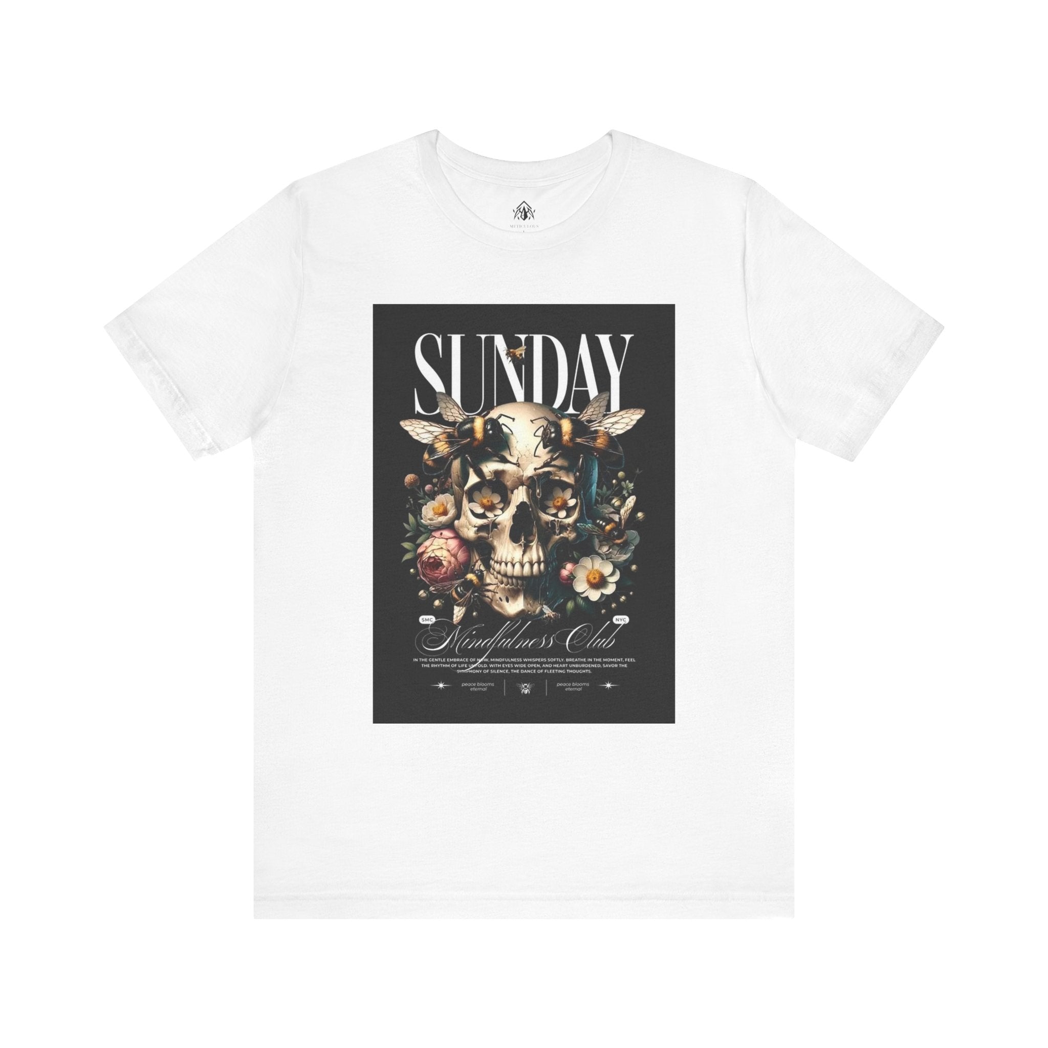 Sunday Skull Floral Tee