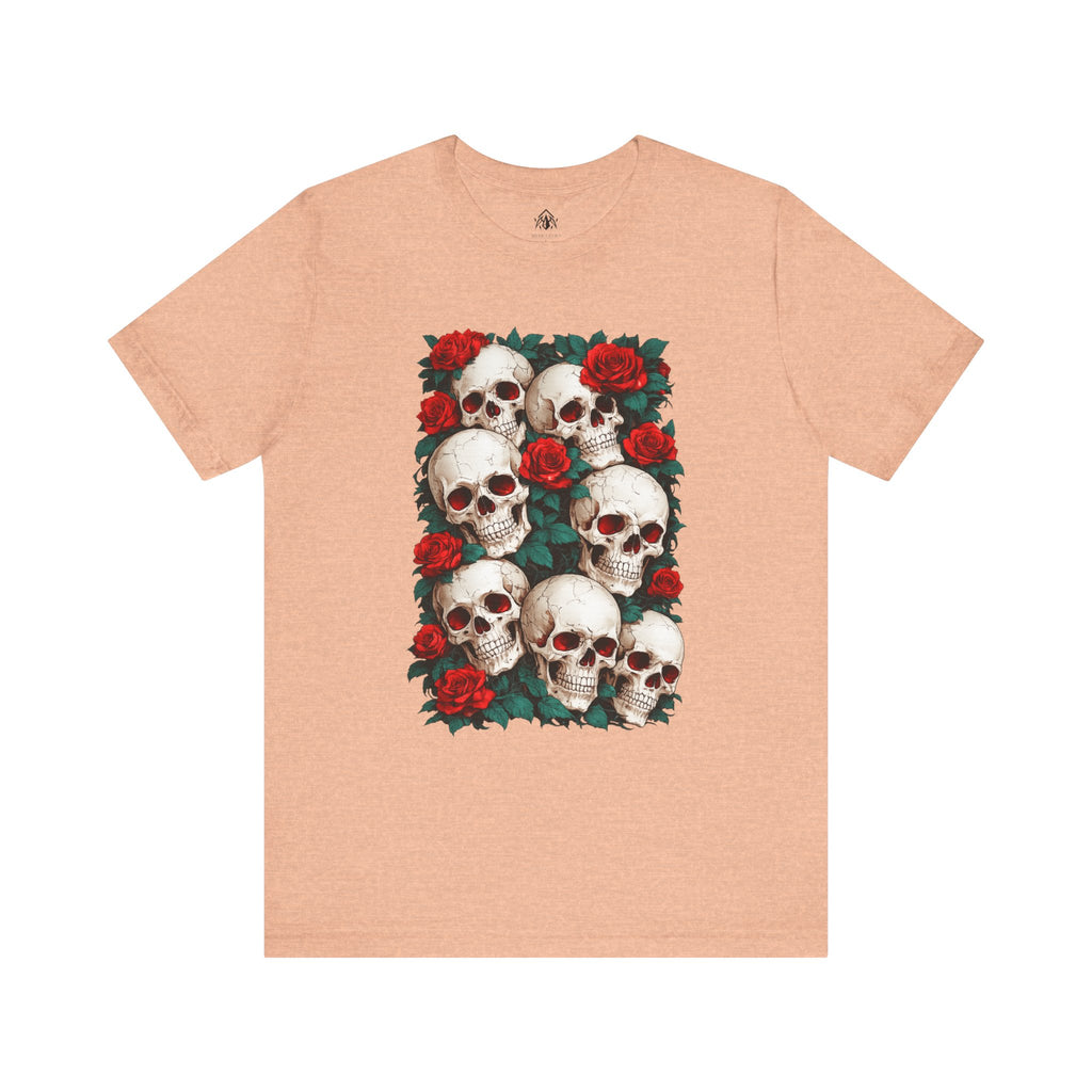 Skull & Roses Retro Tee