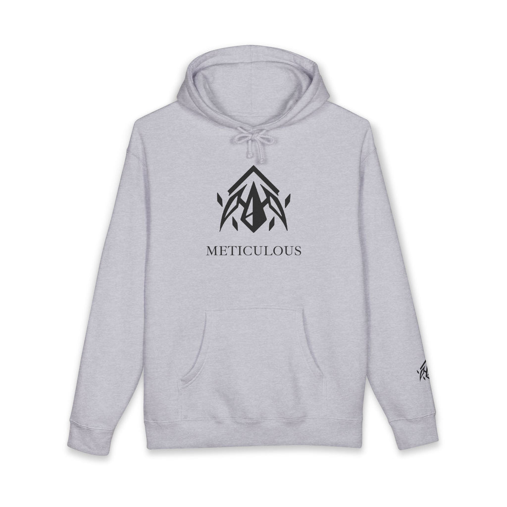 Meticulous Premium Black Logo Hoodie
