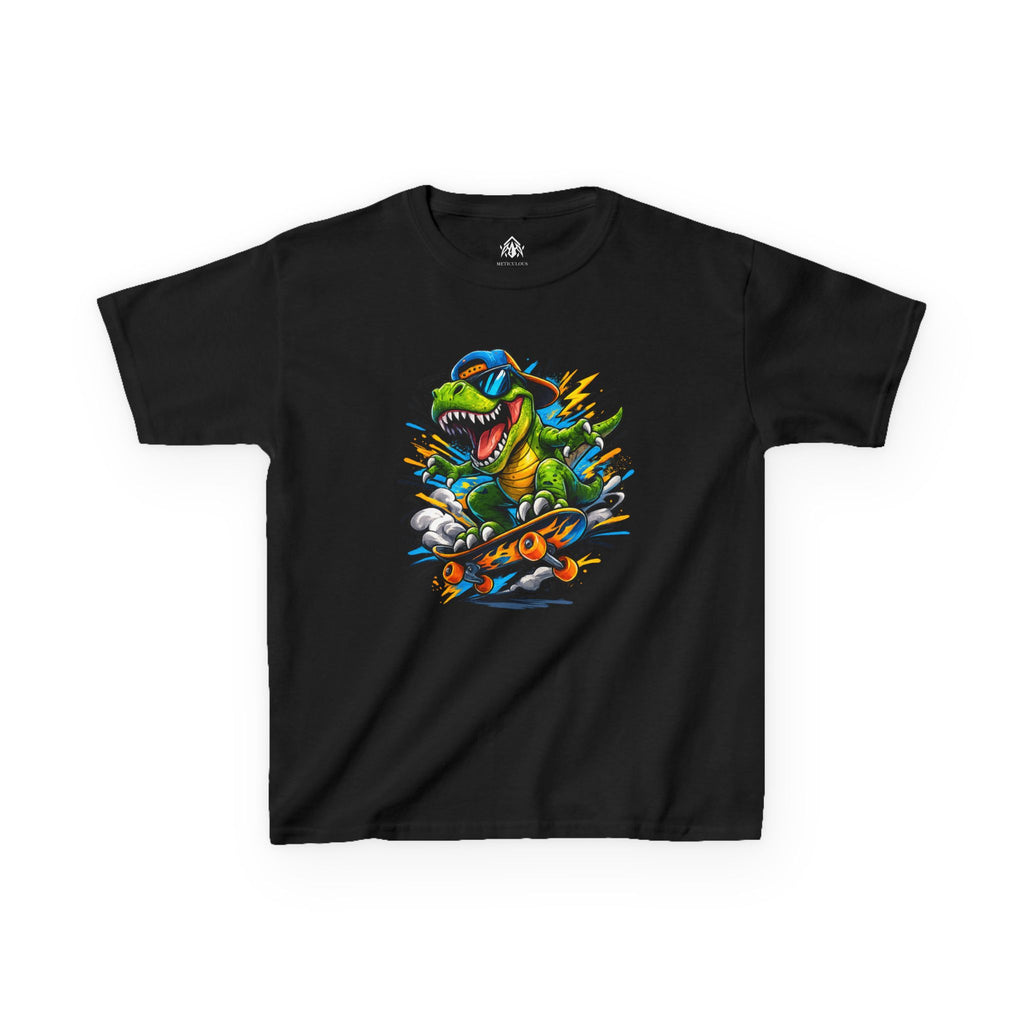 Dinosaur Skateboard Kids Tee