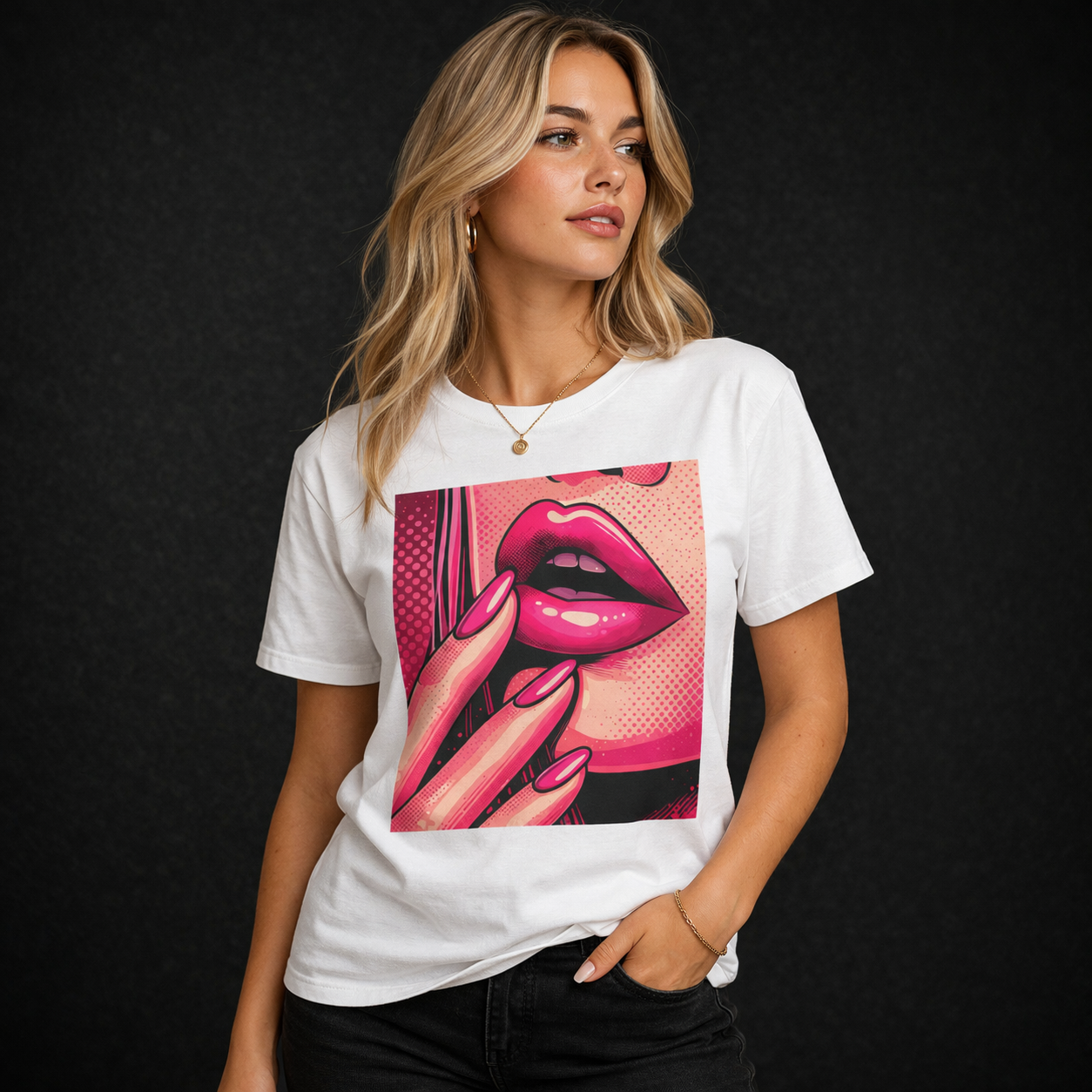 Pink Lips (Pop Art Drop 2)
