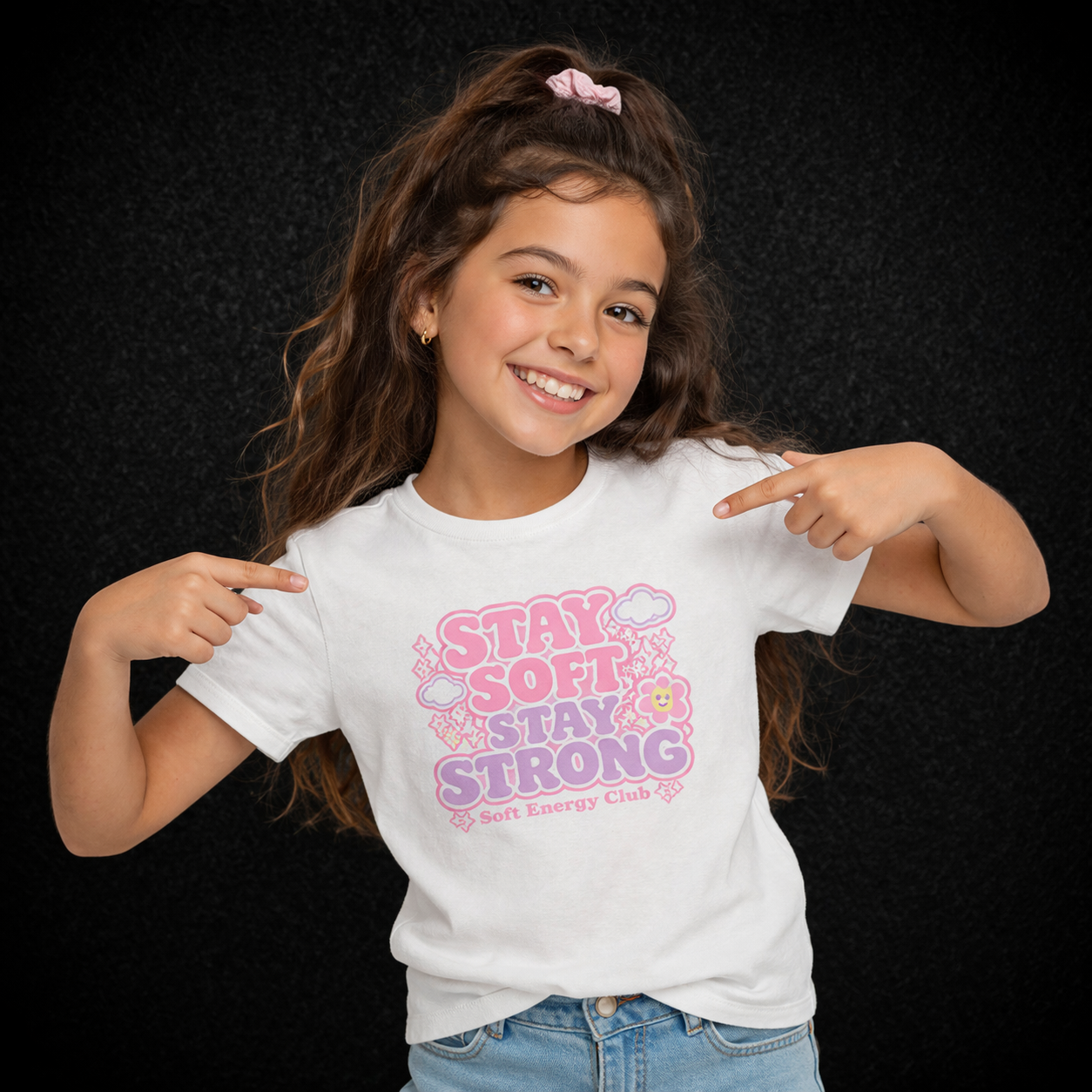 Stay Soft Stay Strong Girls Tee