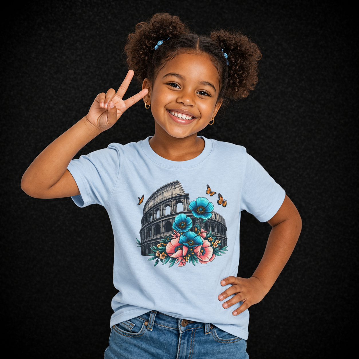 Vintage Colosseum Girls Tee