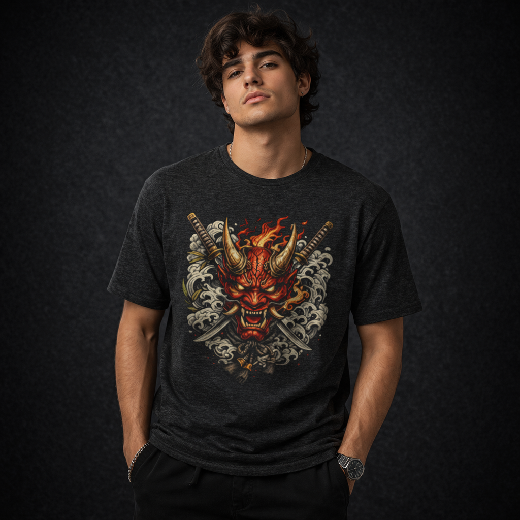 Demon Oni Mask T-Shirt