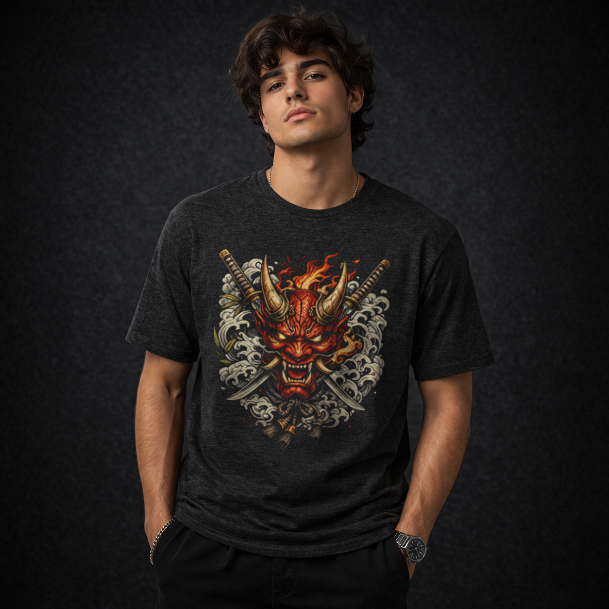 Demon Oni Mask T-Shirt