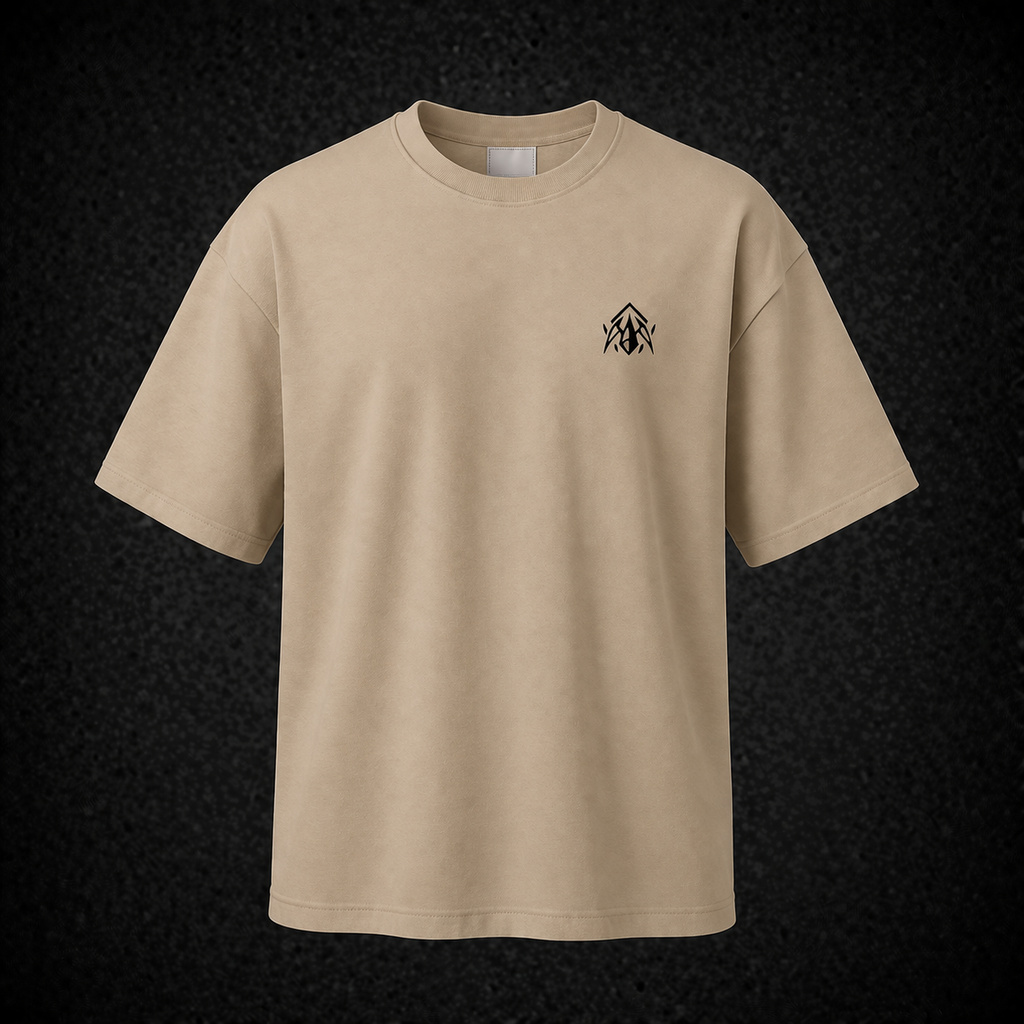 Heavyweight White Logo Short Sleeve Tee (Premium Collection)