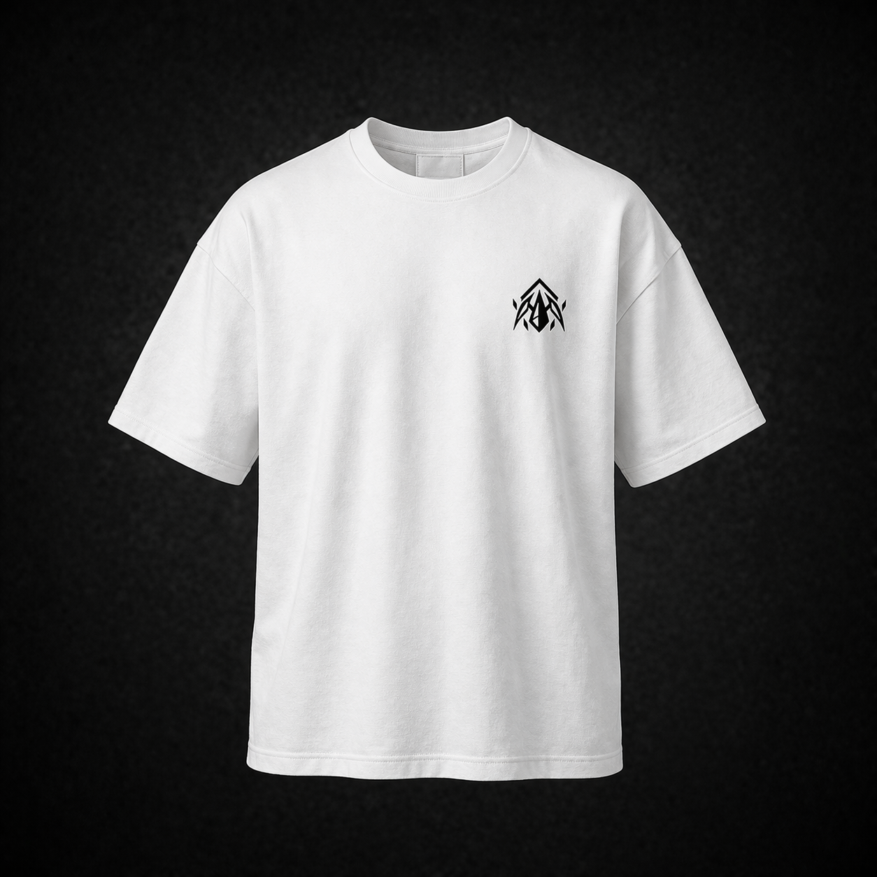 Heavyweight White Logo Short Sleeve Tee (Premium Collection)