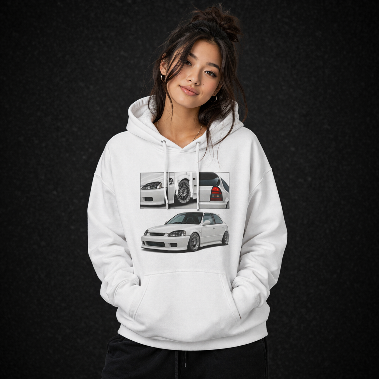 Front Piece Custom Hoodie