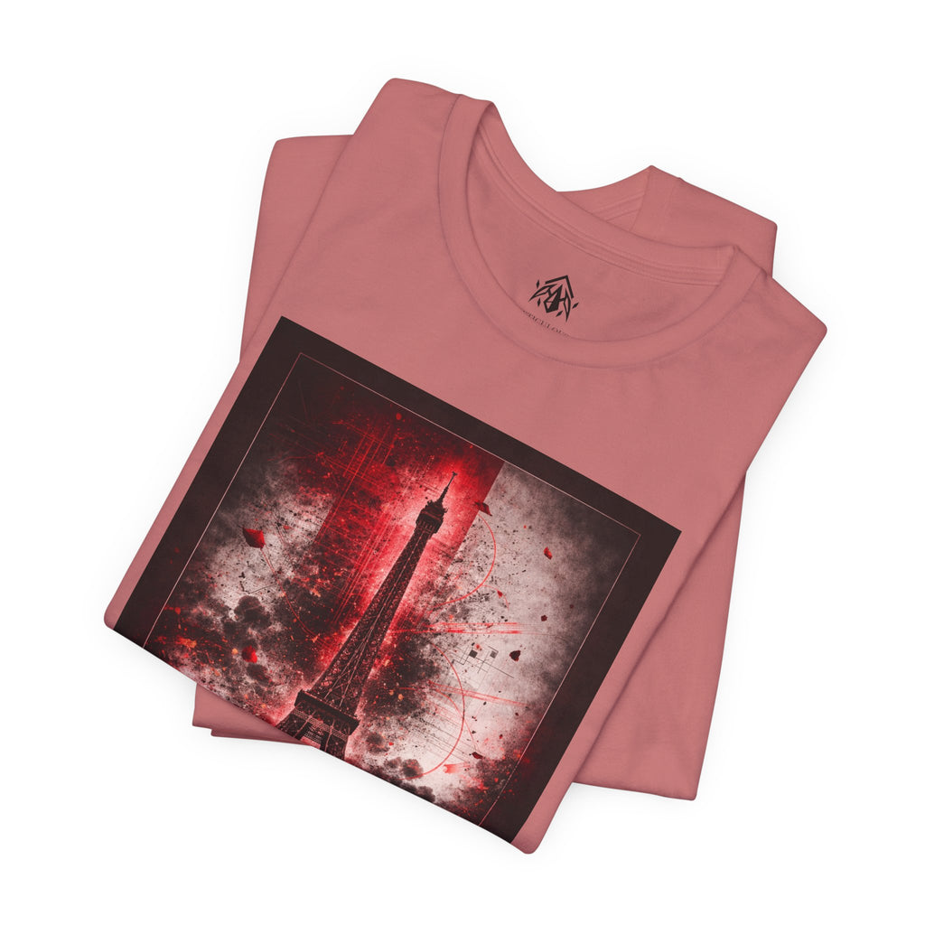 Eiffel Tower Red Noir Tee