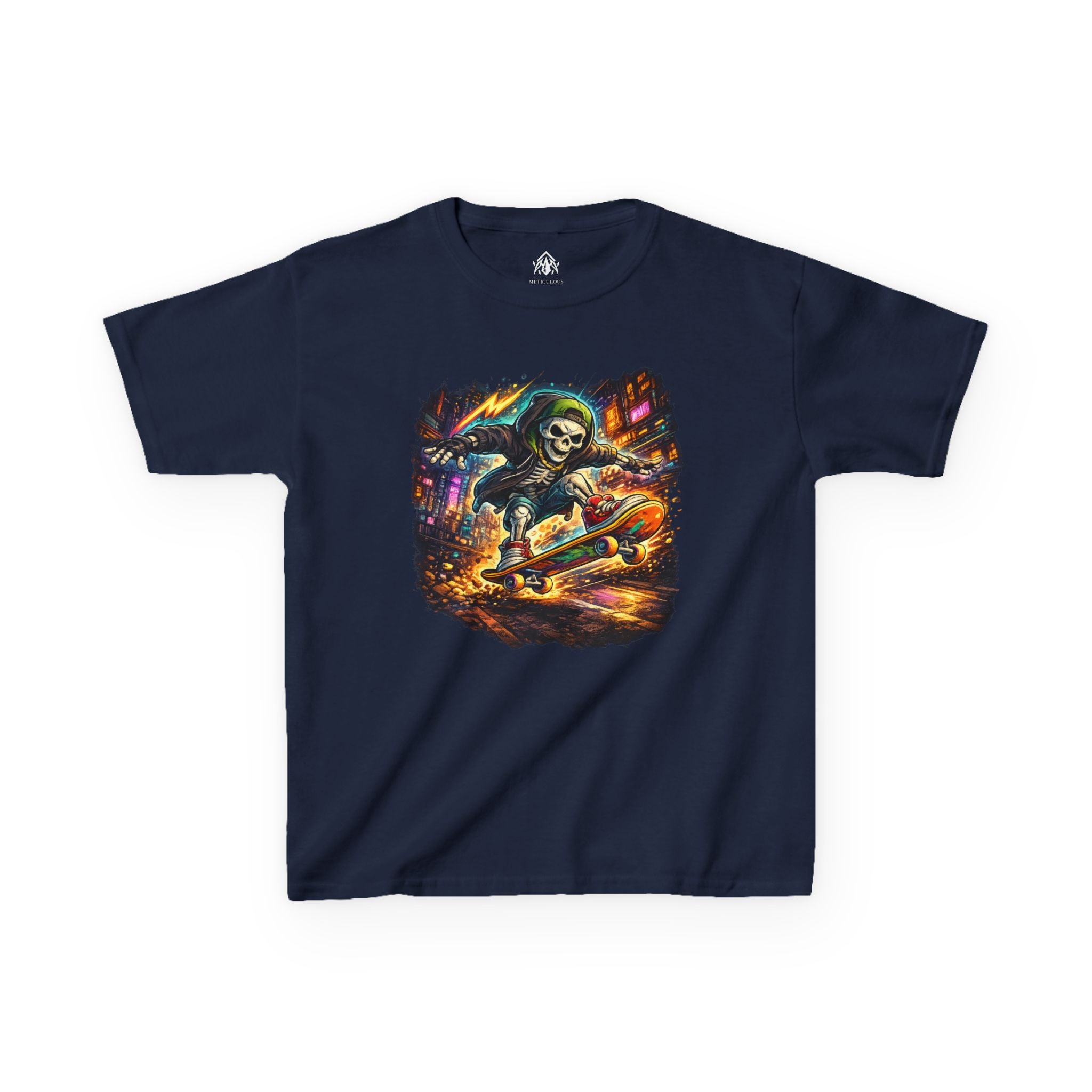 Skateboard Skeleton Boys Tee