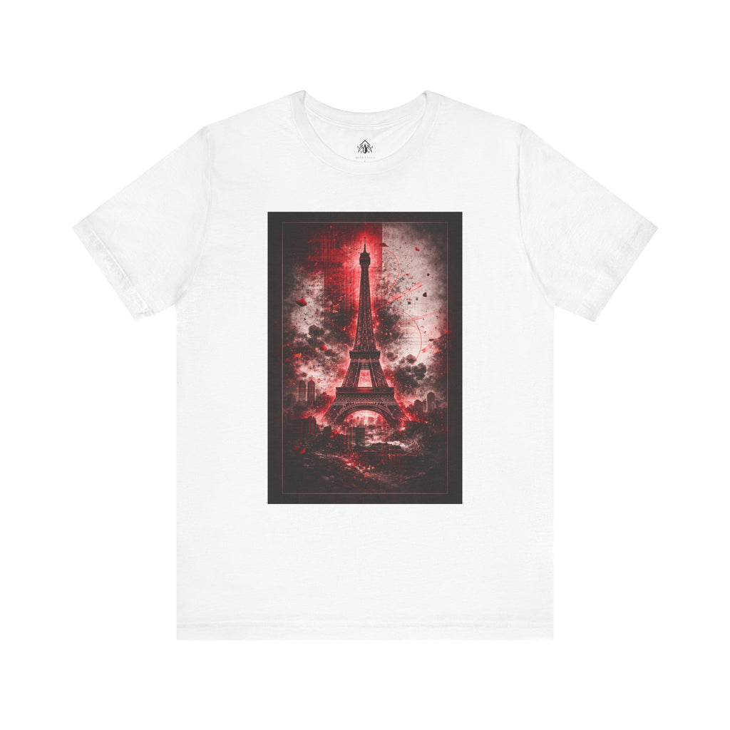 Eiffel Tower Red Noir Tee
