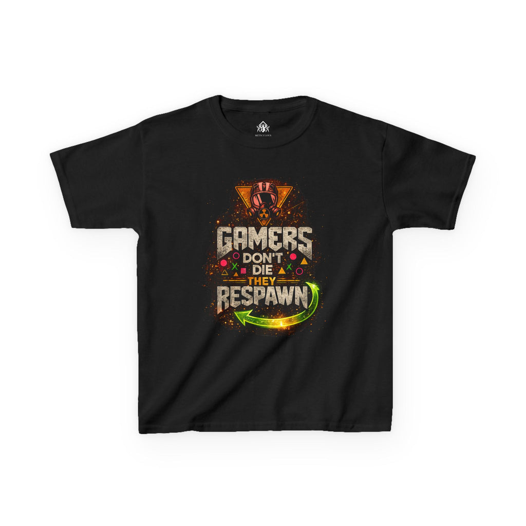 Gamers Don't Die They Respawn Boys Tee