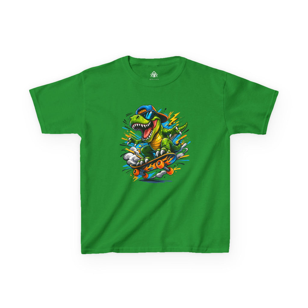 Dinosaur Skateboard Kids Tee