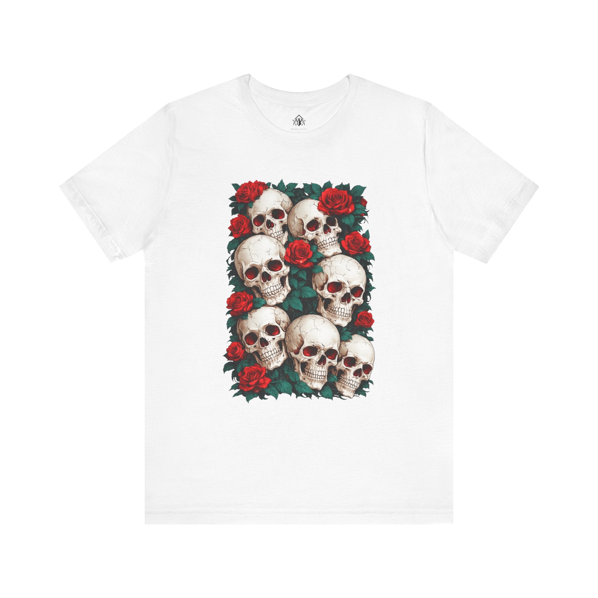 Skull & Roses Retro Tee