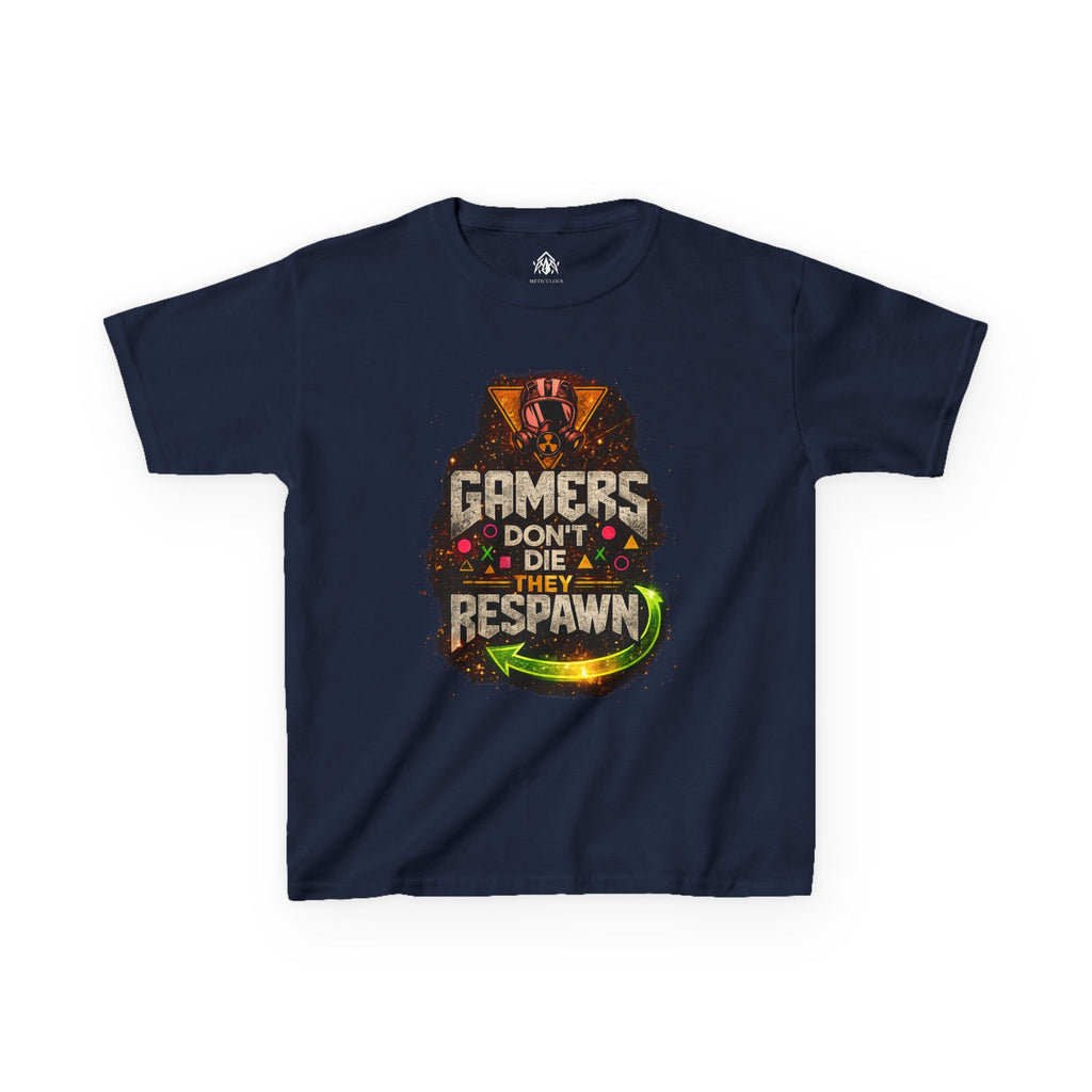 Gamers Don't Die They Respawn Boys Tee