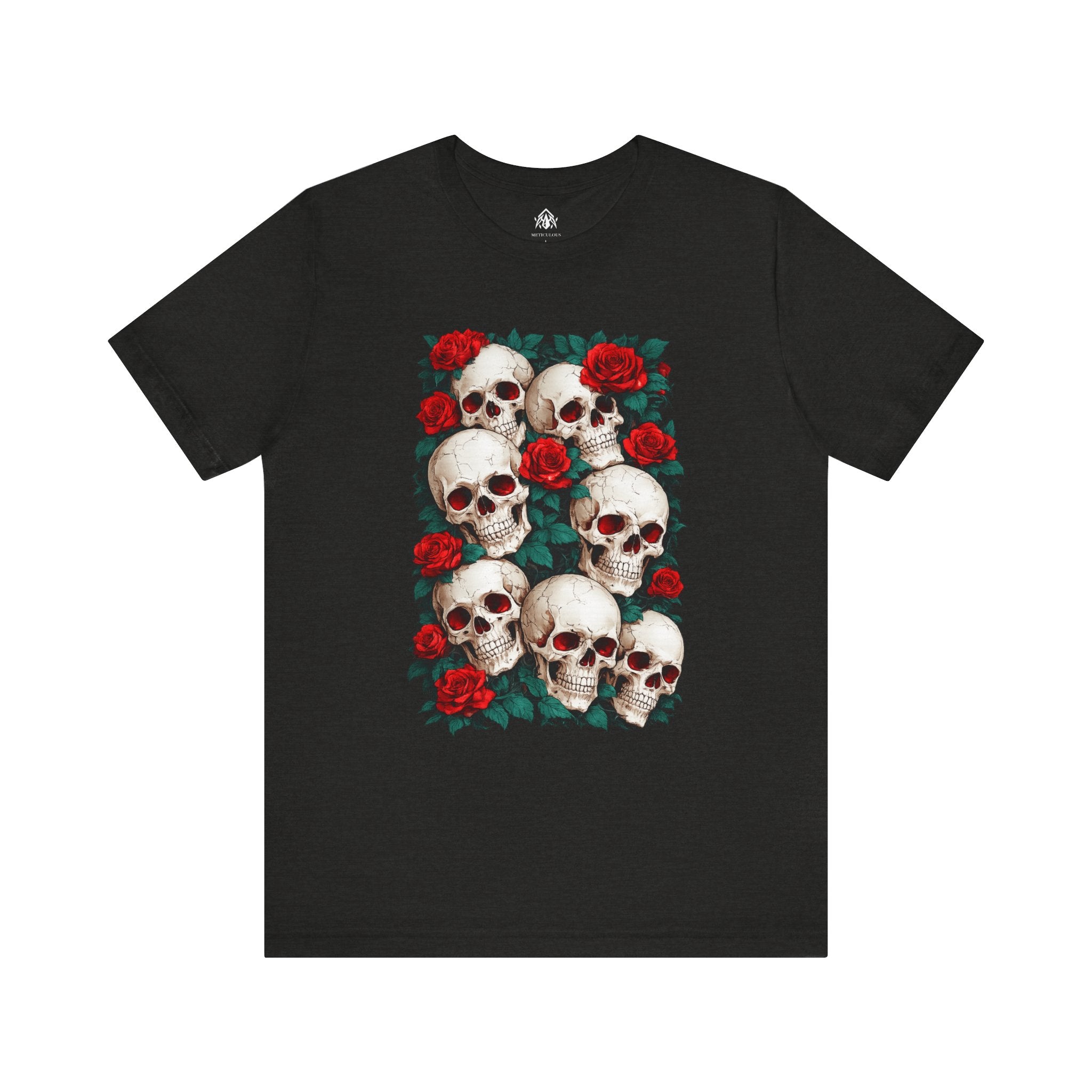 Skull & Roses Retro Tee