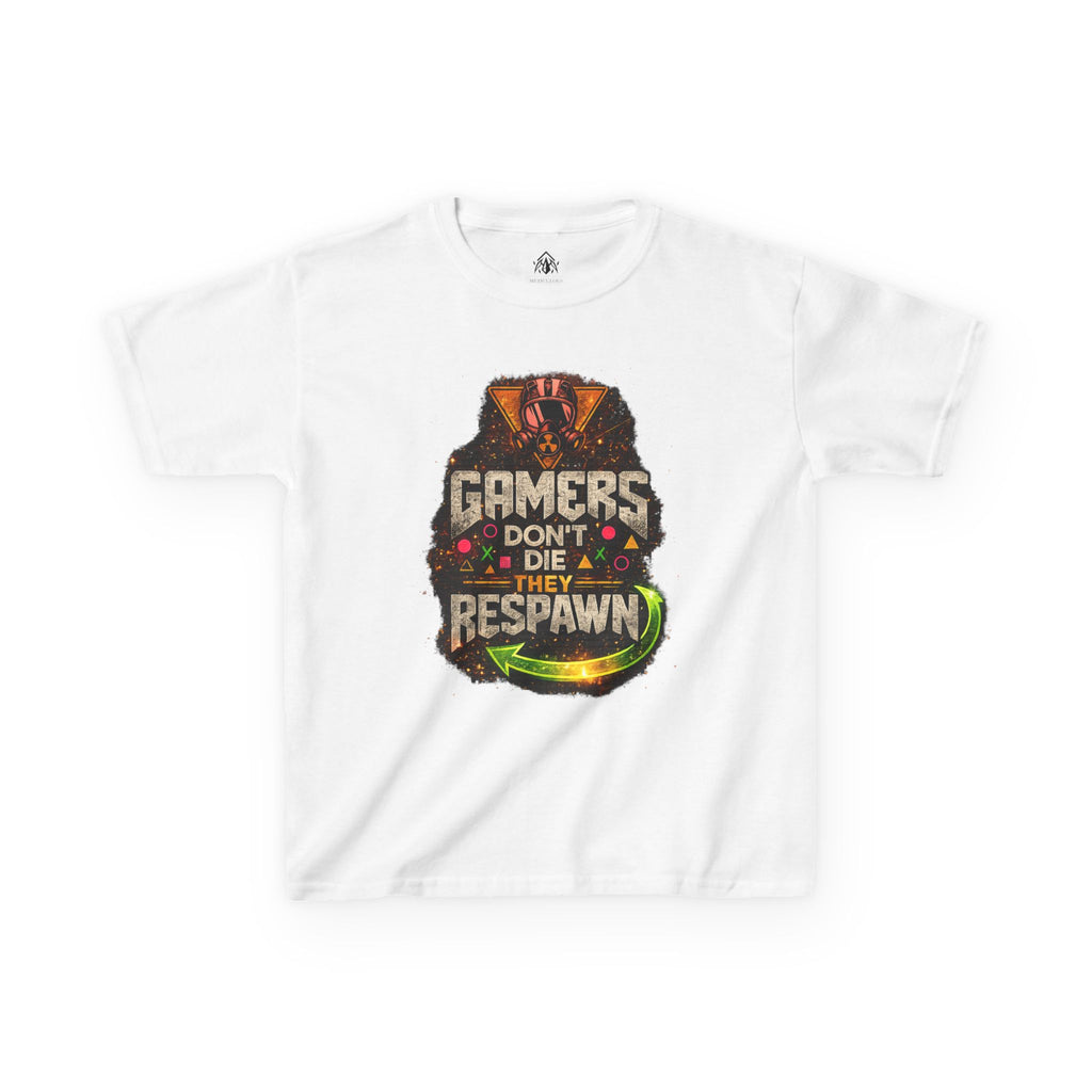 Gamers Don't Die They Respawn Boys Tee