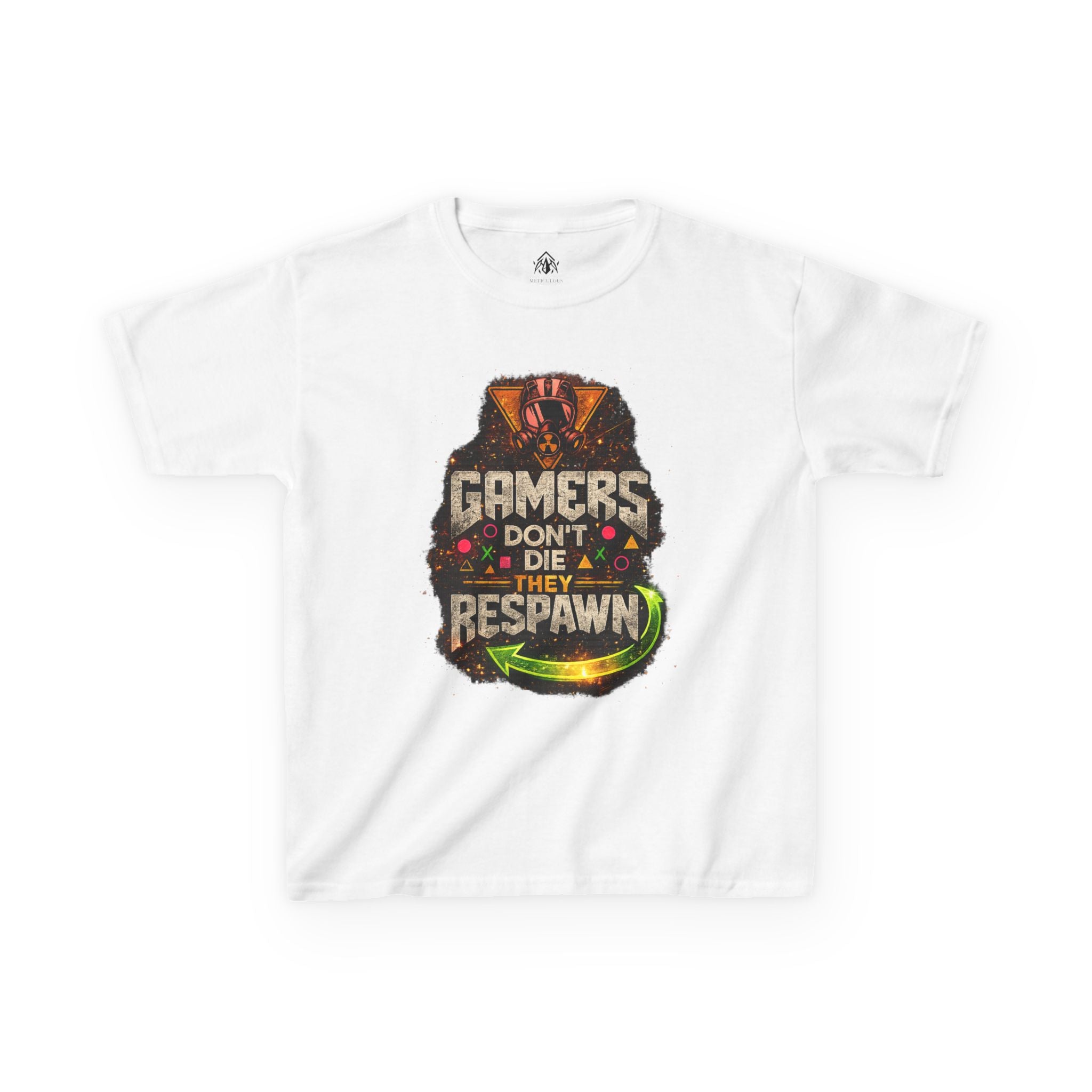 Gamers Don't Die They Respawn Boys Tee