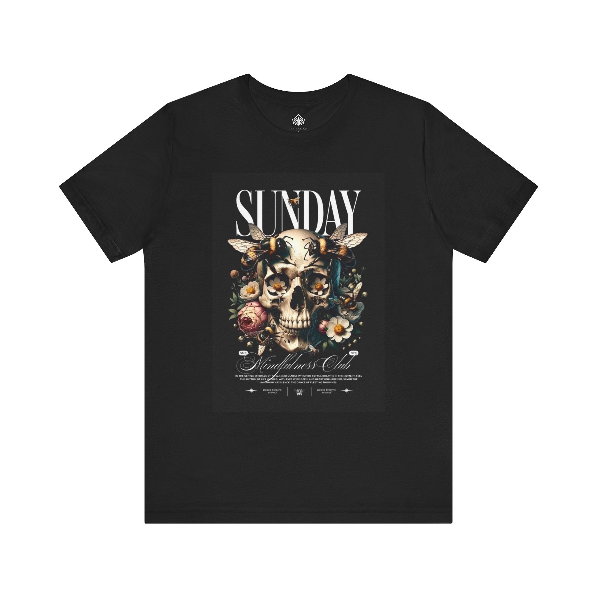 Sunday Skull Floral Tee