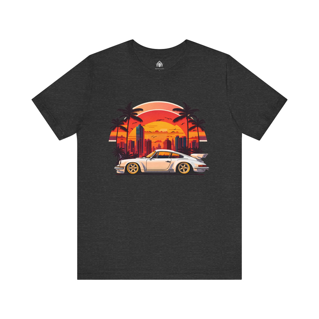 Retro Sunset Sports Car Tee (Boys Version Available)