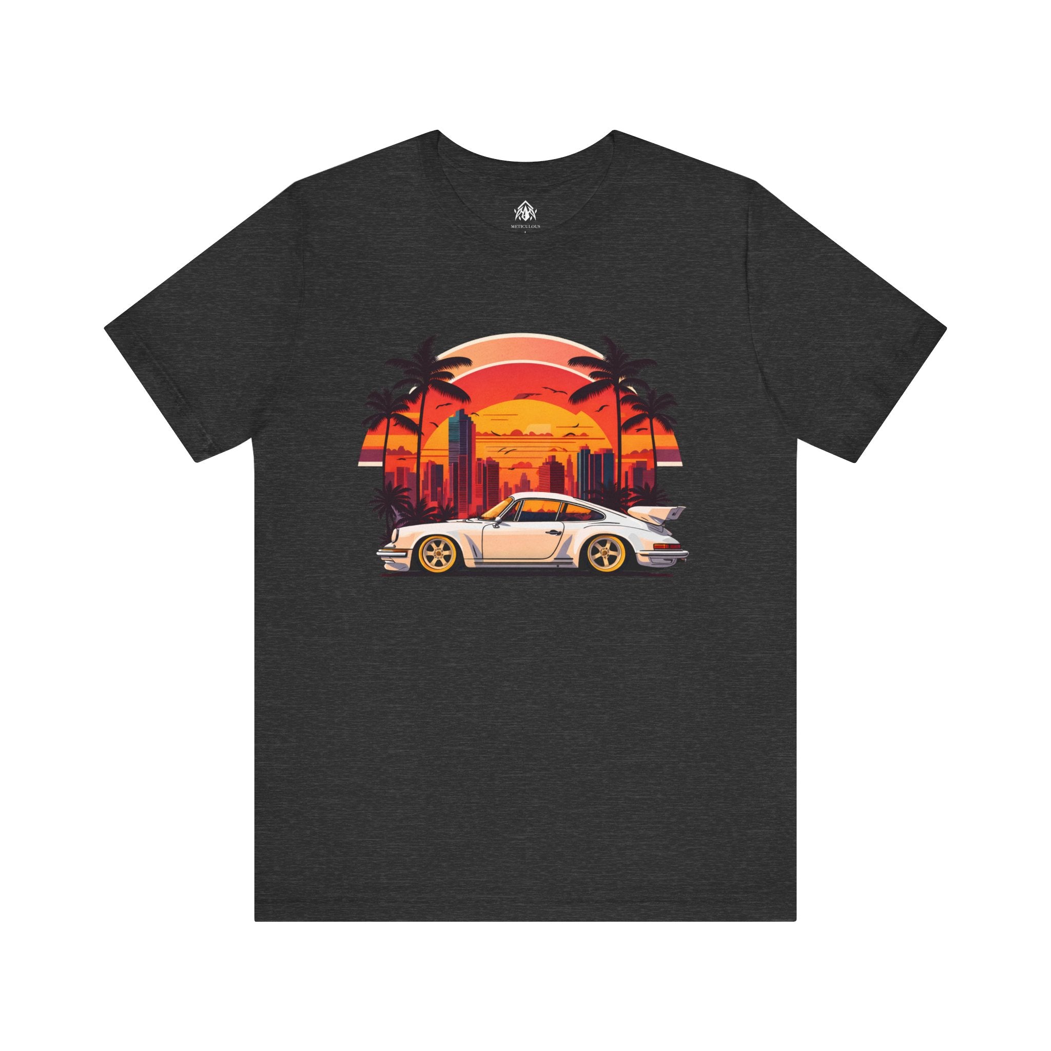Retro Sunset Sports Car Tee (Boys Version Available)